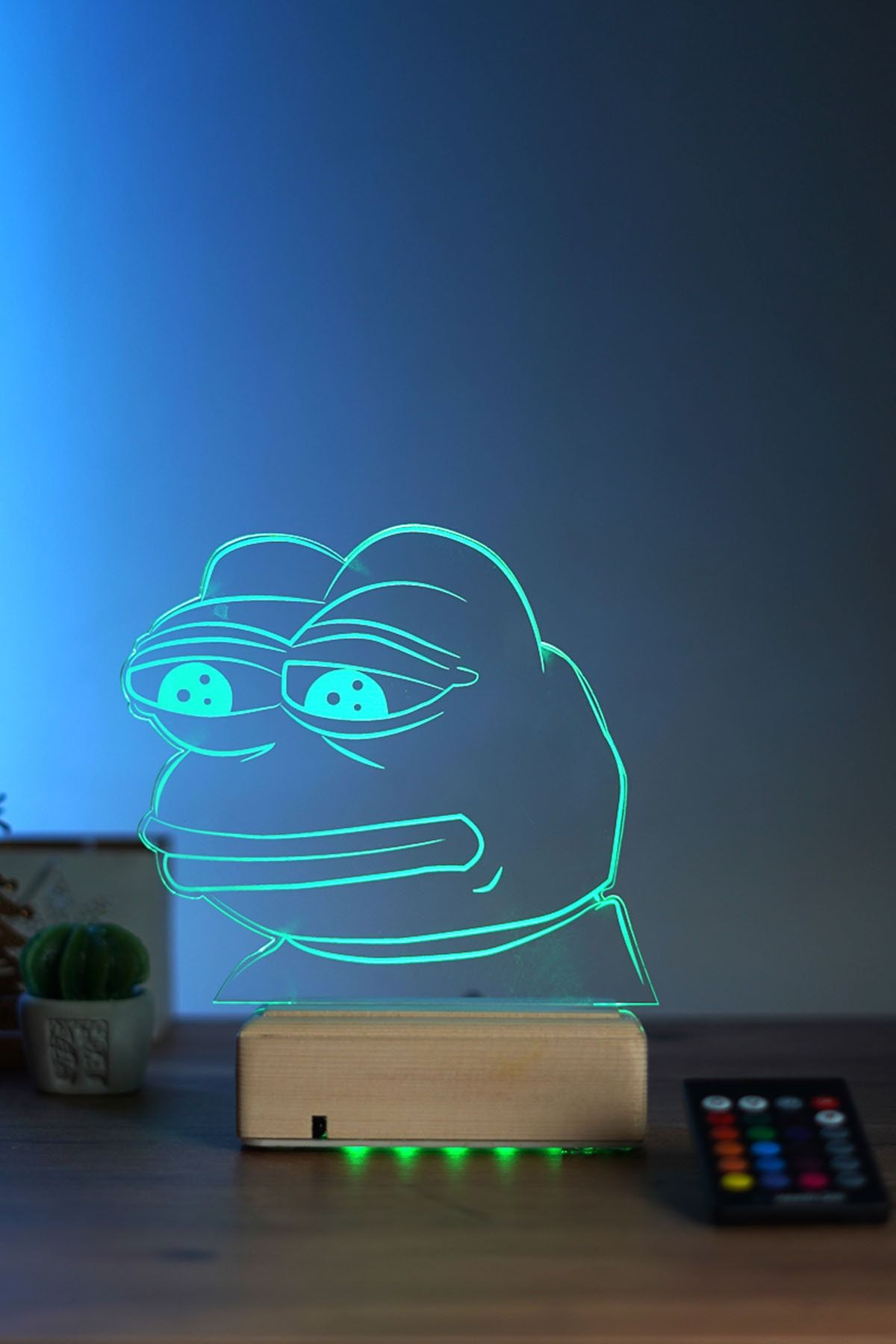 Modiwa Design Sad Frog 16 Renk Gece Lambası