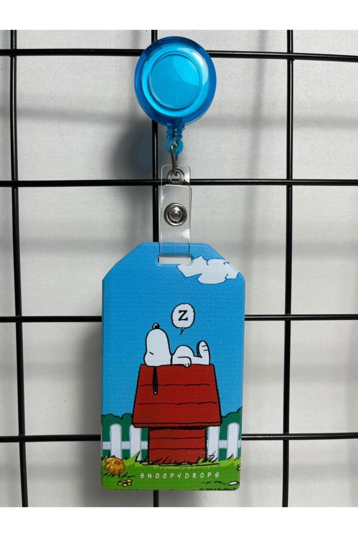 KÜP AKSESUAR Snoopy Dog Uyuyor Dik Yaka Kart Kılıfı