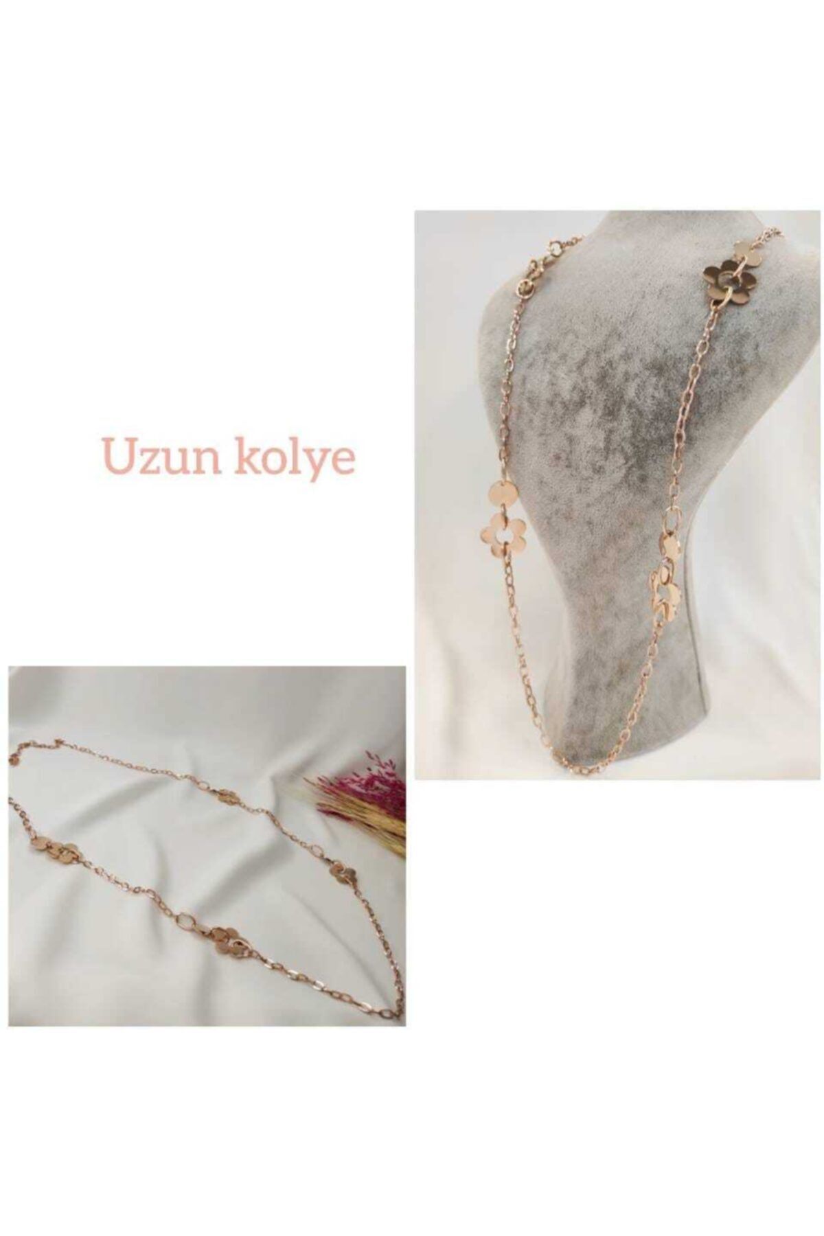 Enna Çelik Uzun Kolye