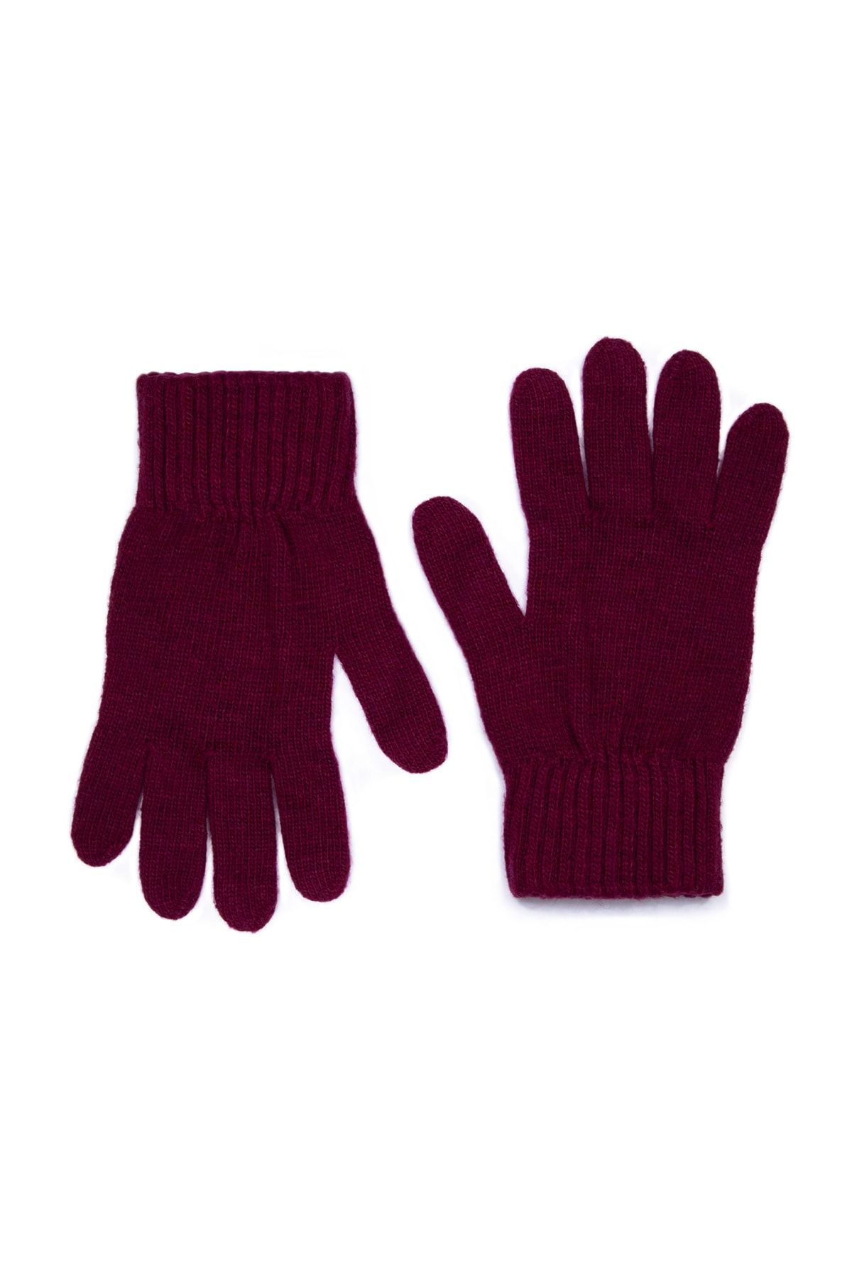Michrame Gloves B.maroon Angora Yumuşak Dokulu Eldiven
