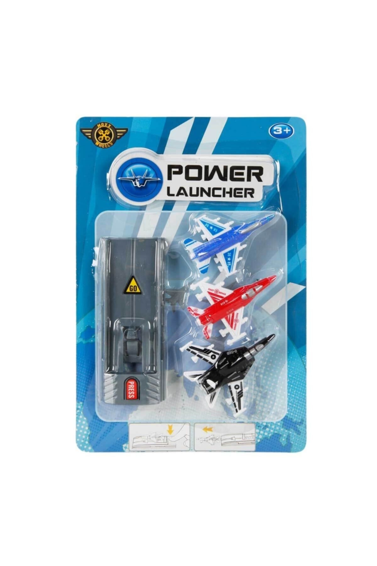 Sunman Yılın Ilk Fırsatları - 3 Araçlı Jet Fırlatıcı - ™ Beyaz At®