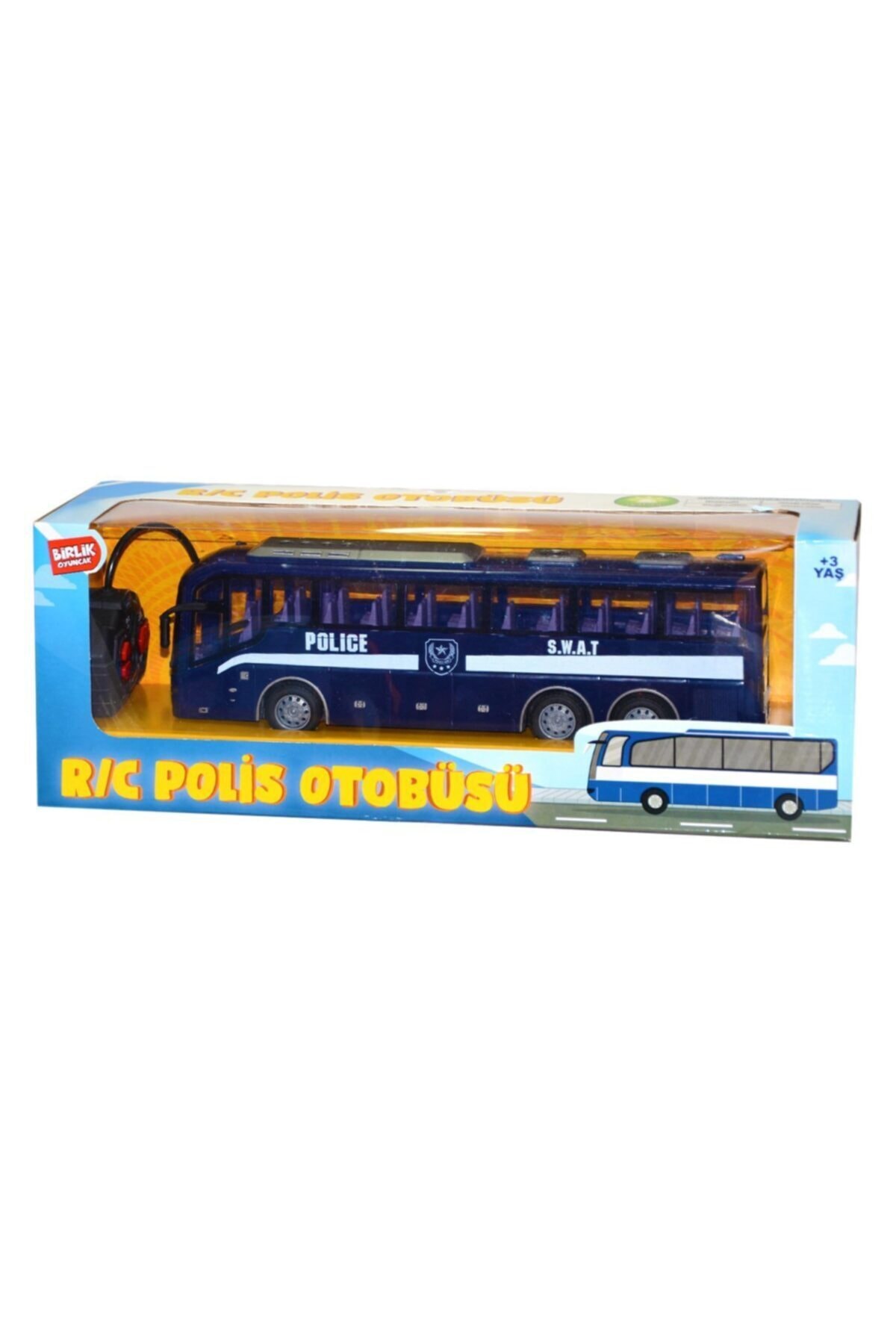BİRLİK TOYS Kumandalı Polis Otobüsü  Şehir Otobüsü