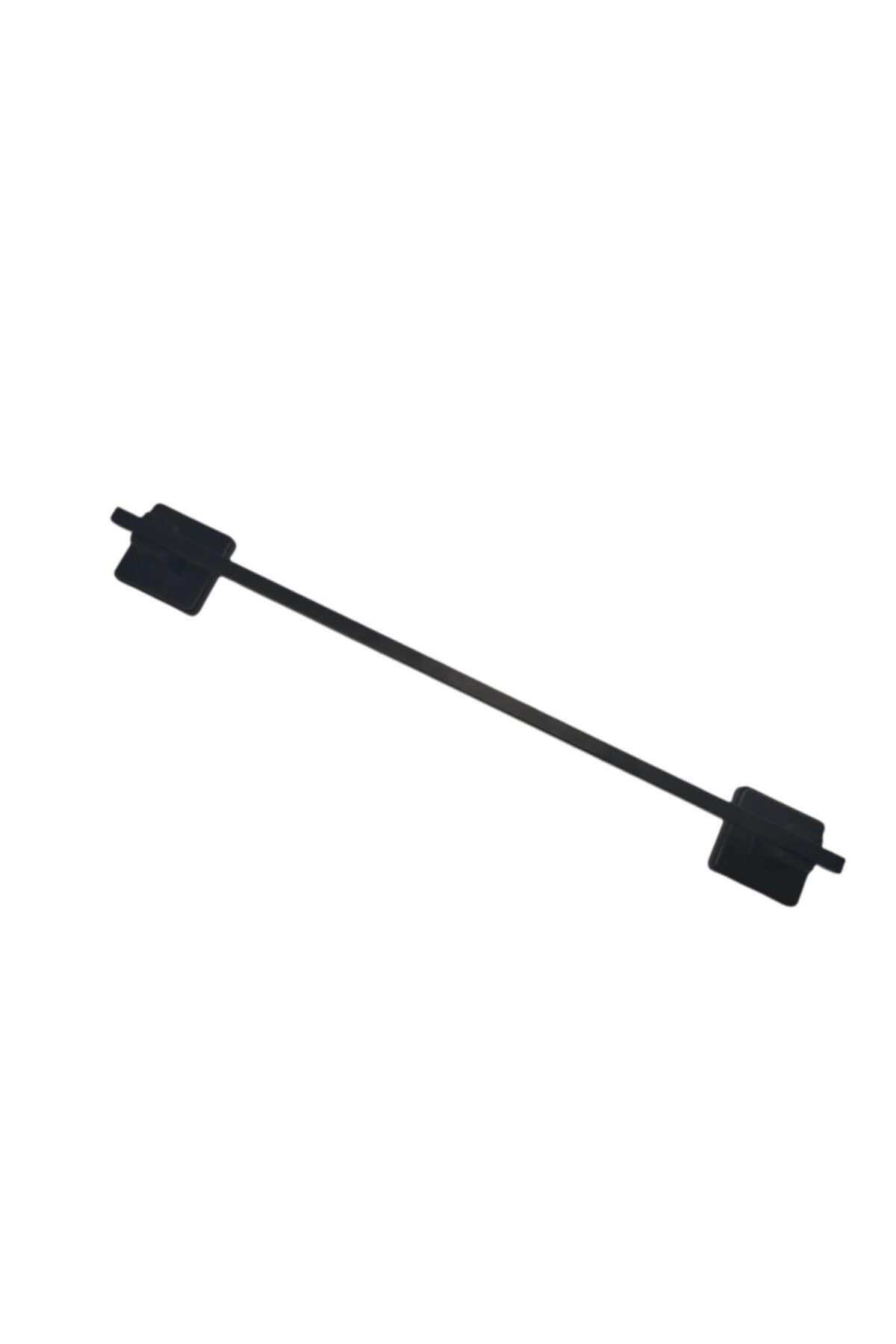 Zethome Yale Paslanmaz Uzun Havluluk Siyah 40cm