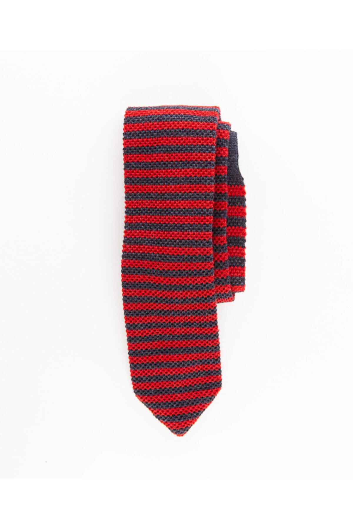 BROOKS BROTHERS Erkek Kımızı Örgü Kravat