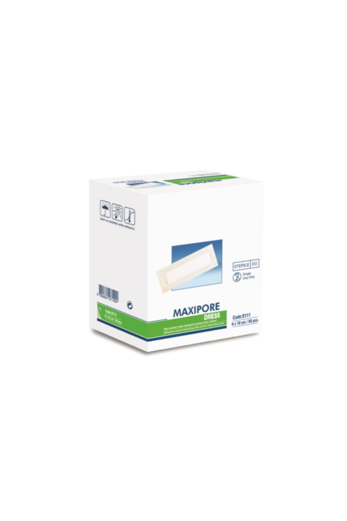 MAXIPORE Dress Non-woven Steril Yara Örtüsü 9x15 Cm 50 Adet