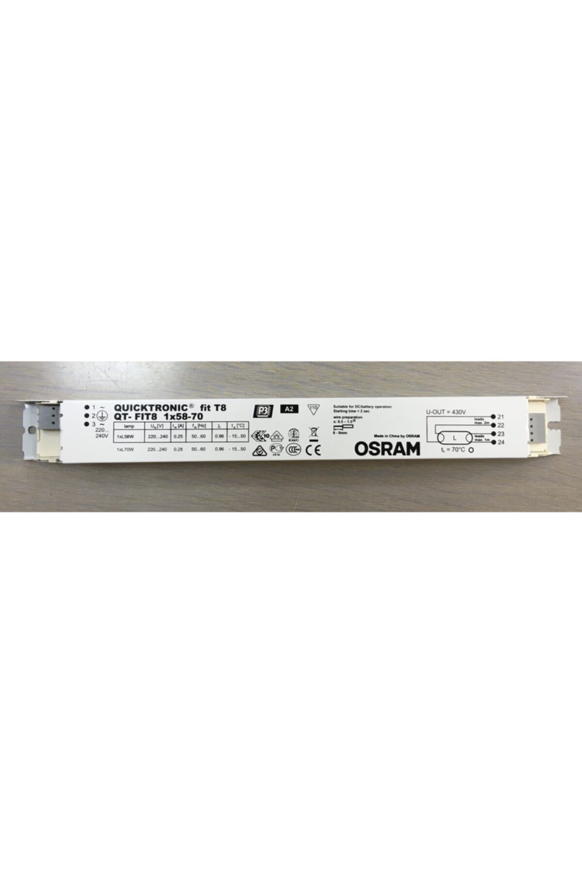 Osram 1x58-70 W Elektronik Balast