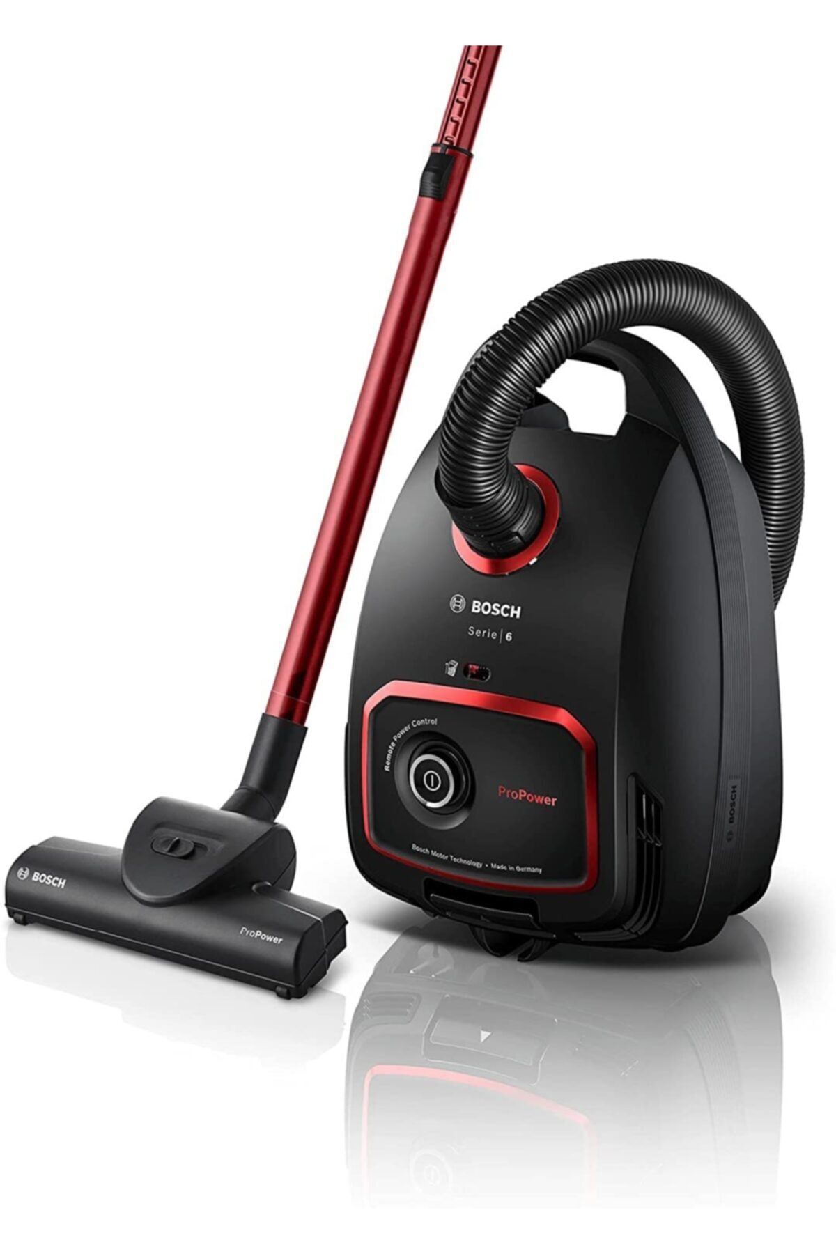 Bosch Bgl6pow1 14214067, Pro Power Torbalı Elektrikli Süpürge, Siyah, 850 W