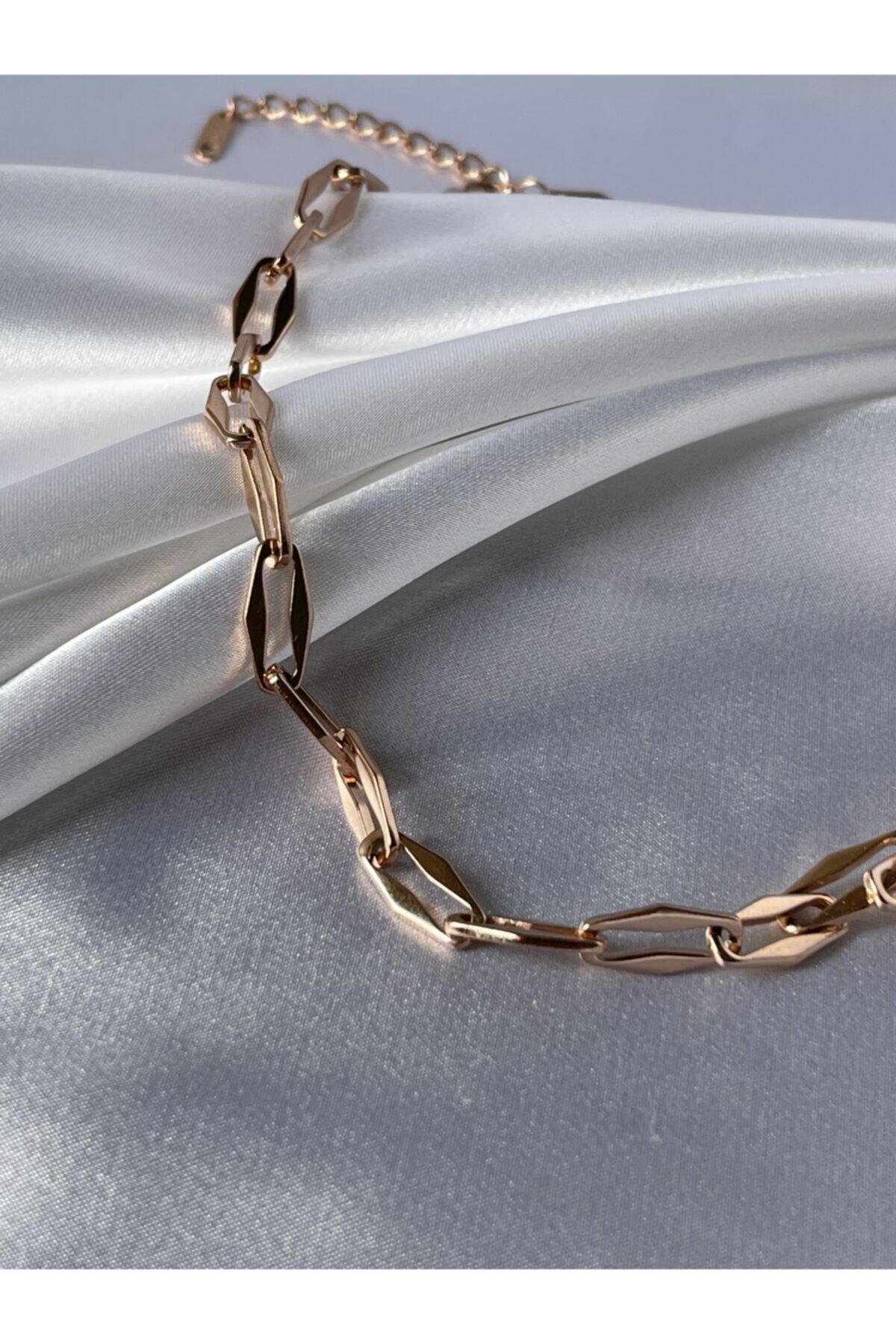 SAJA JEWELRY Çelik Rose Gold Zincir Kolye