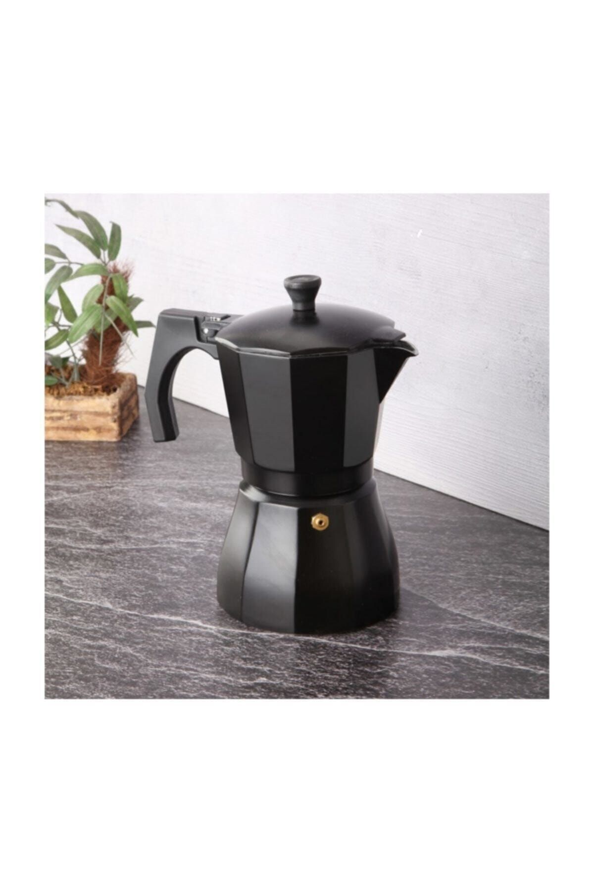 Alemdar Tohana Moka Cezve 6 Fincanlık 360 ml Siyah Fma05177