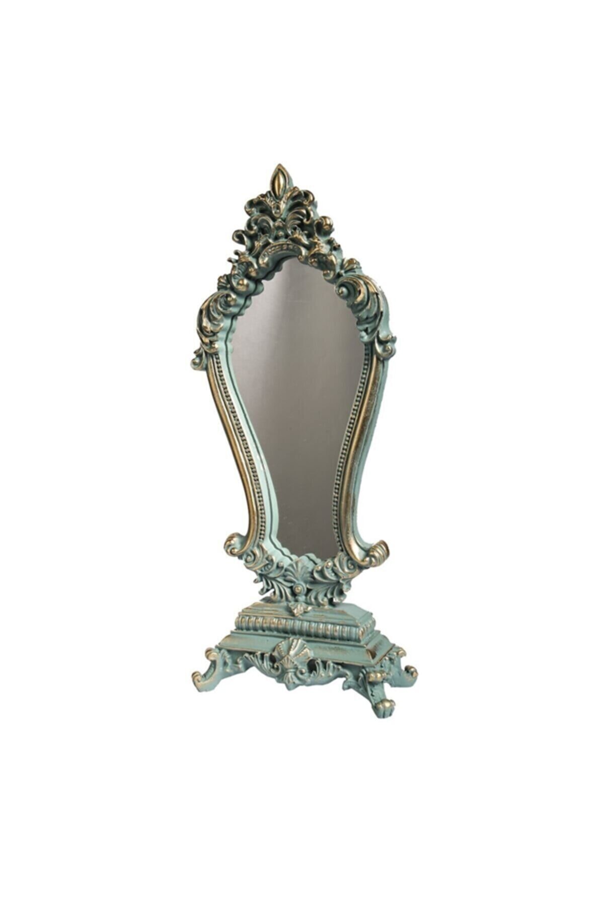 Güçsan Dekor Dekoratif Masa Üstü Ayaklı Antik Özel Tasarım Ayna