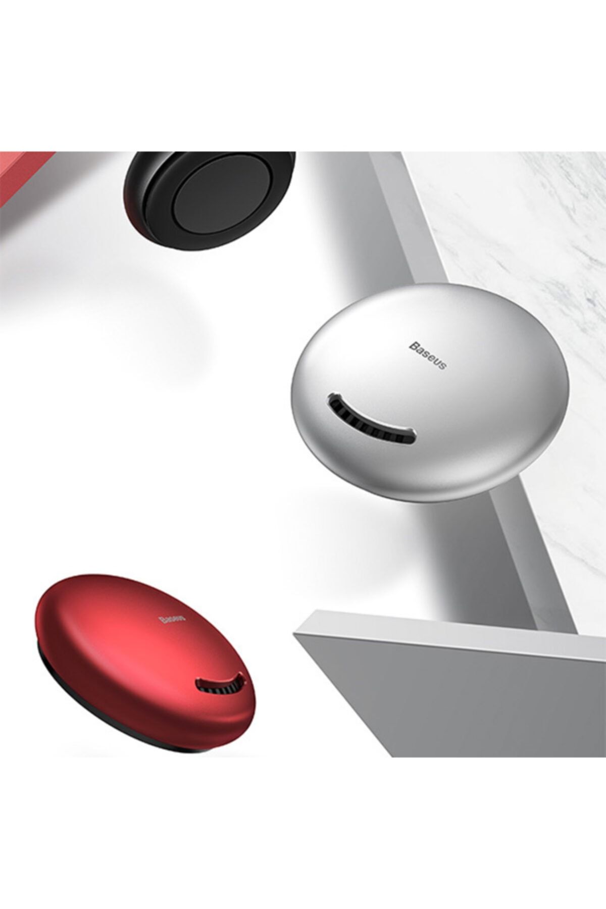 SUNTECNO Smıle Vehıcle-mounted Araç Otomatık Parfüm Kötü Koku Temı-gümüş