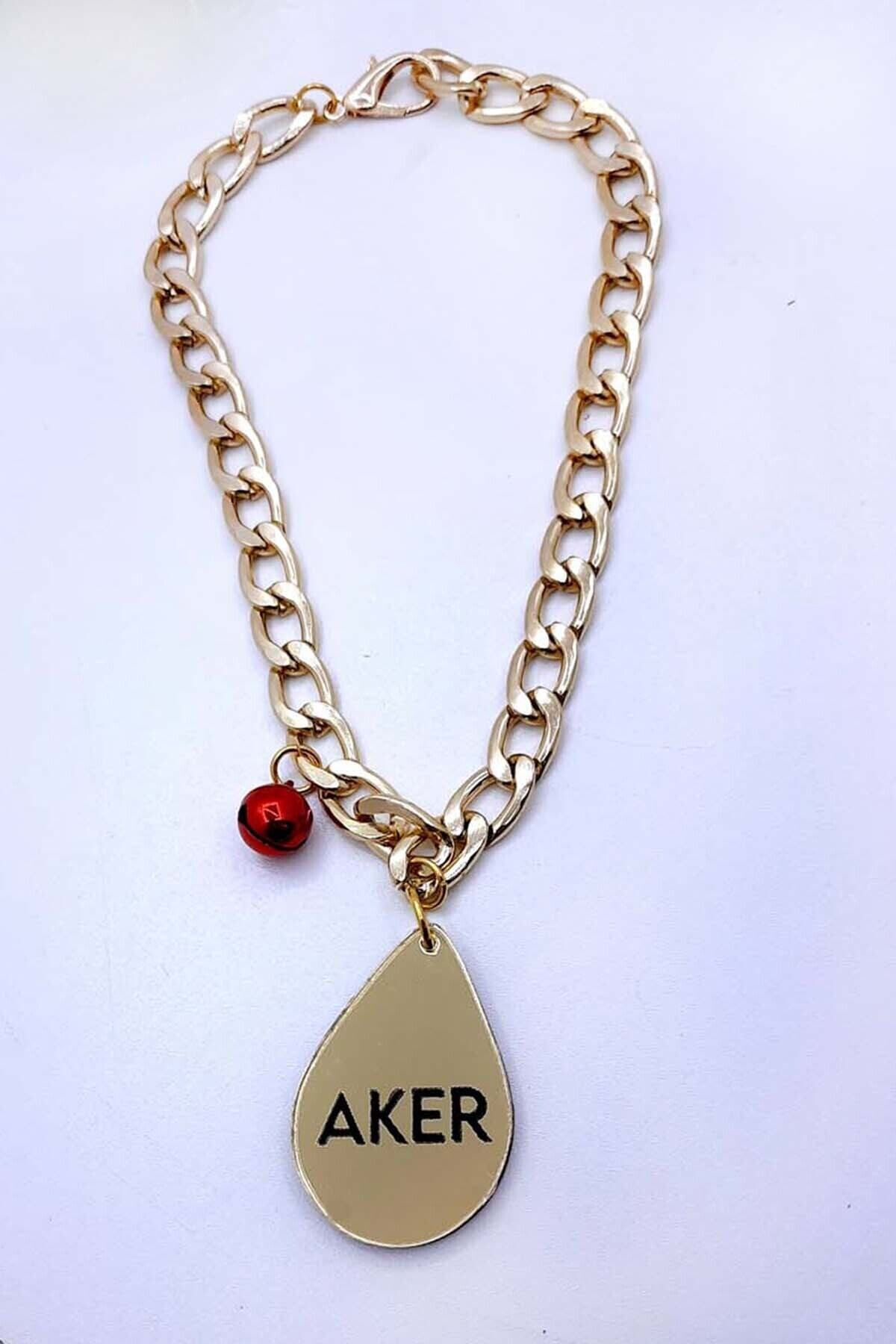 Aker Hediyelik Kediler Için Isimlik En Şahane Tasma