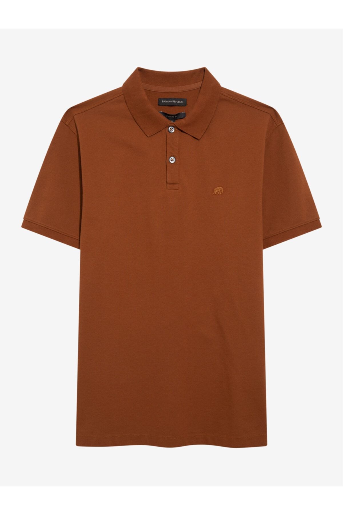 Banana Republic Erkek Kahverengi Pique Polo Yaka T-shirt