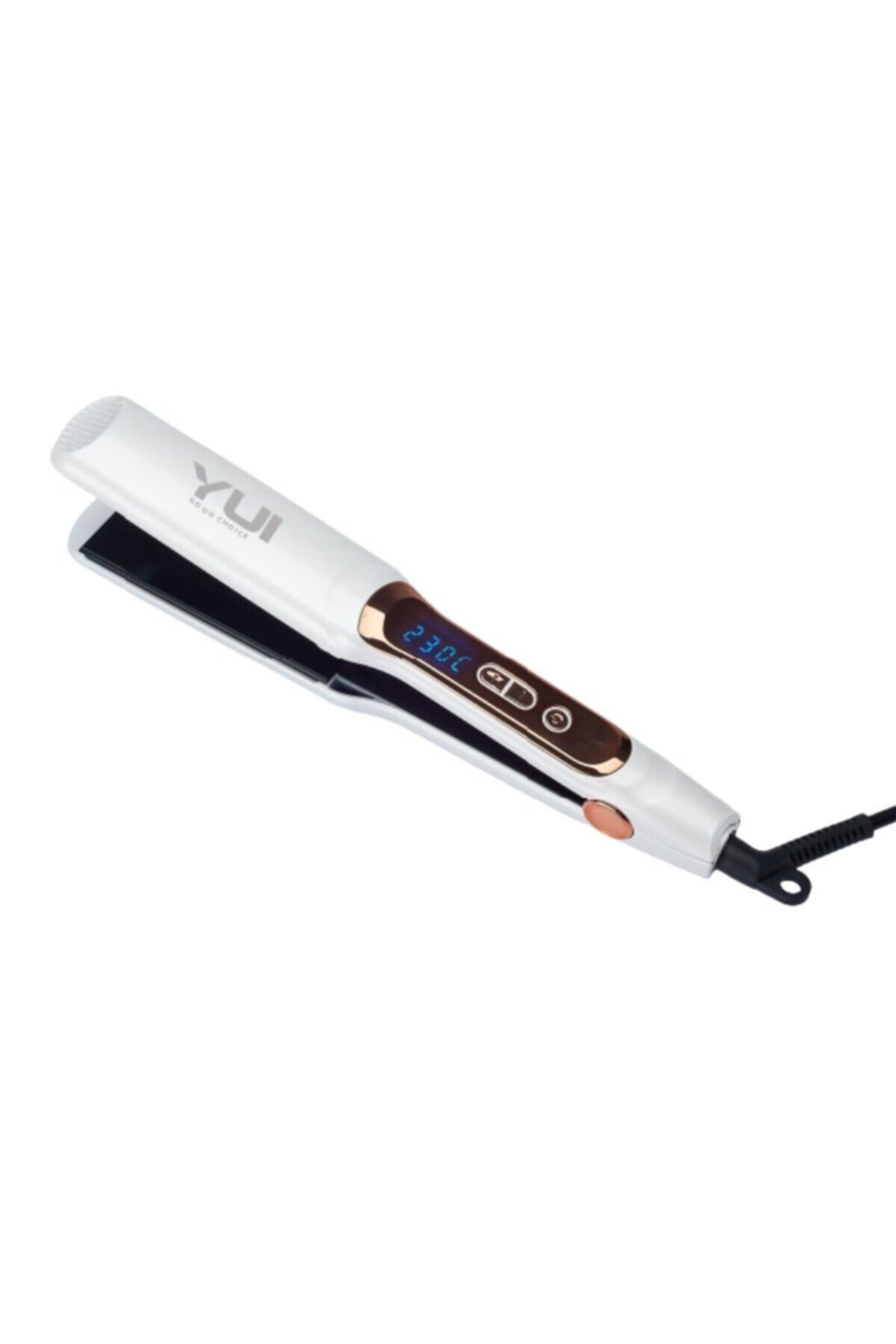 Yui Kb-7065 Dijital Ekranlı Saç Düzleştirici Beyaz