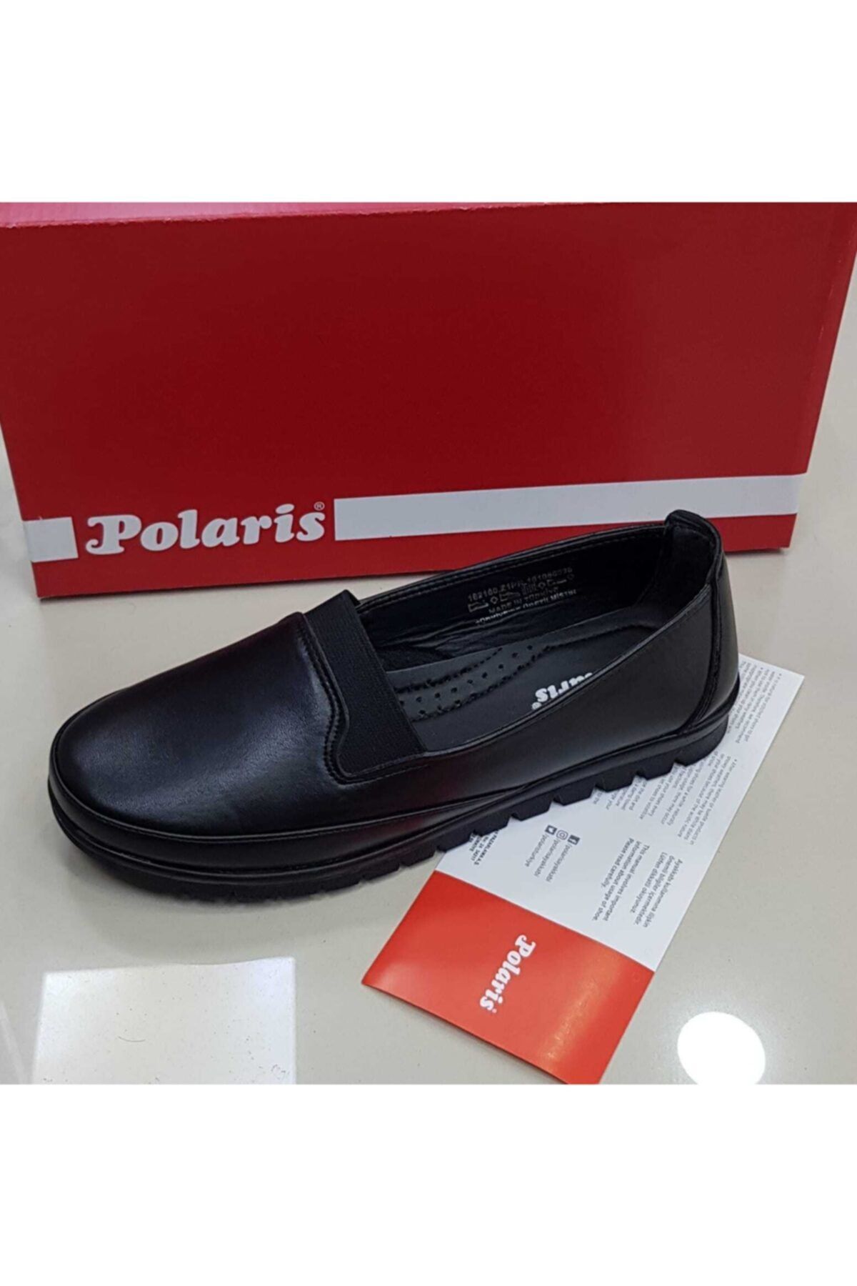 Polaris Ful Ortopedik Taban Hakiki Deri Günlük Anne Ayakkabısı
