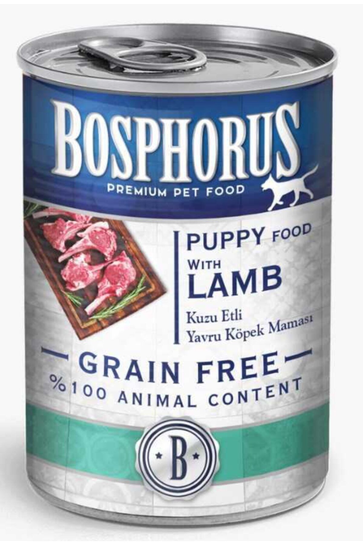 Bosphorus Tahılsız Kuzu Etli Yavru Köpek Konservesi 415 gr