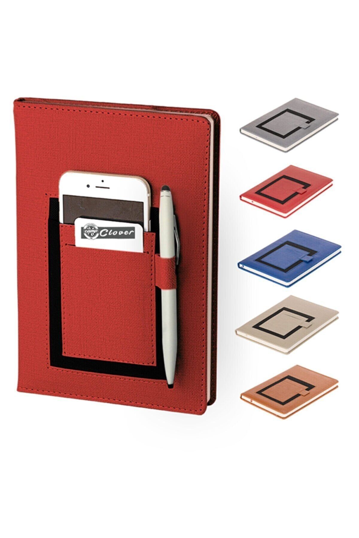 ANIQ Aniqbook 13*21 Kahverengi Telefon Ve Kimlik Bölmeli Tarihsiz Ajanda Planlayıcı Defter Kalem Hediye