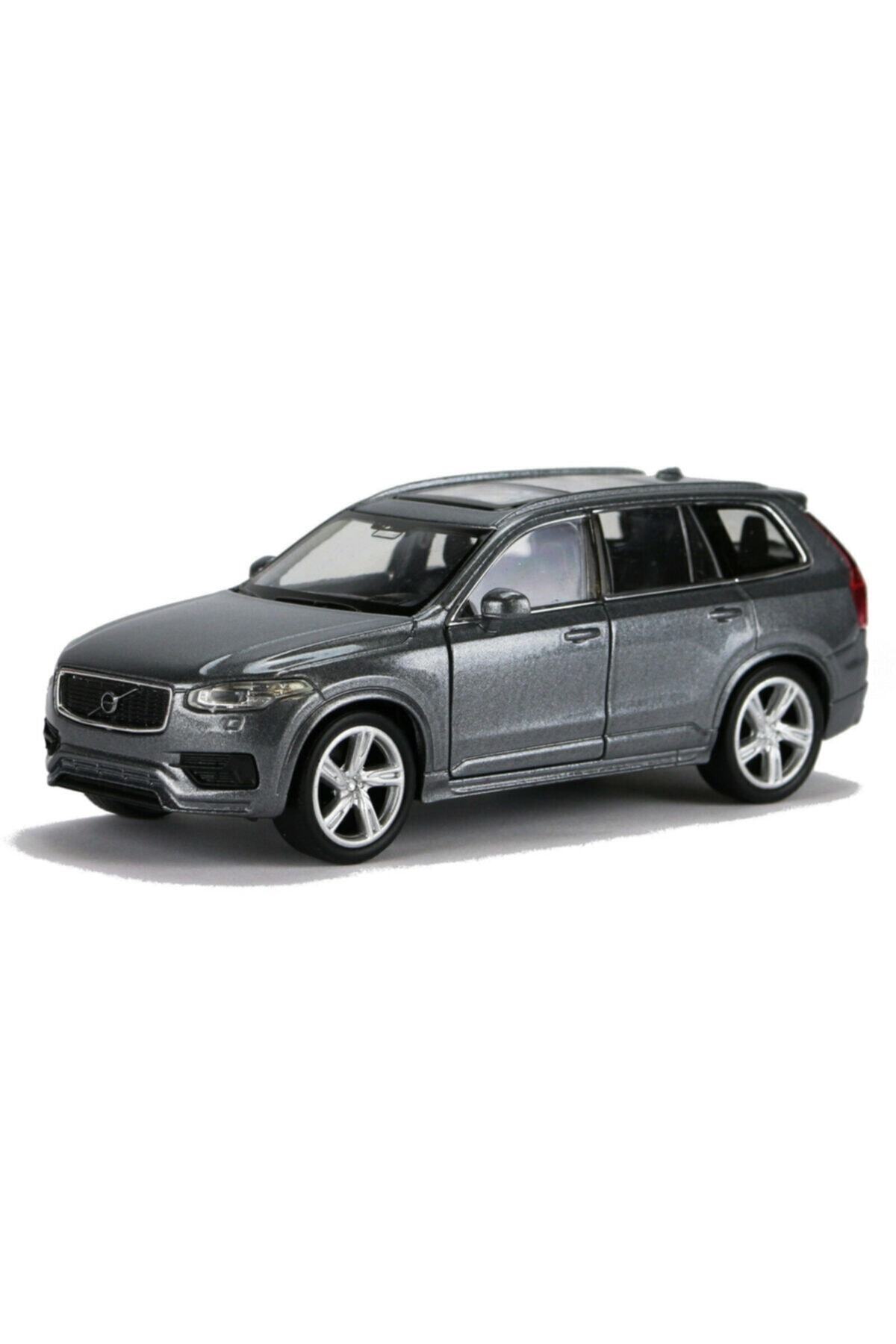 Welly Metal Welly Volvo Xc90 1/36 Ölçek Çek Bırak Metal Model Oyuncak Araba Füme
