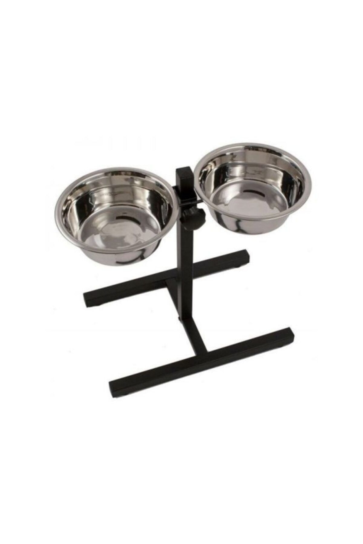 Ankur Addt2b-5qt Çelik Ayarlanır Ayaklı Ikili Metal Mama Kabı Ø29 Cm