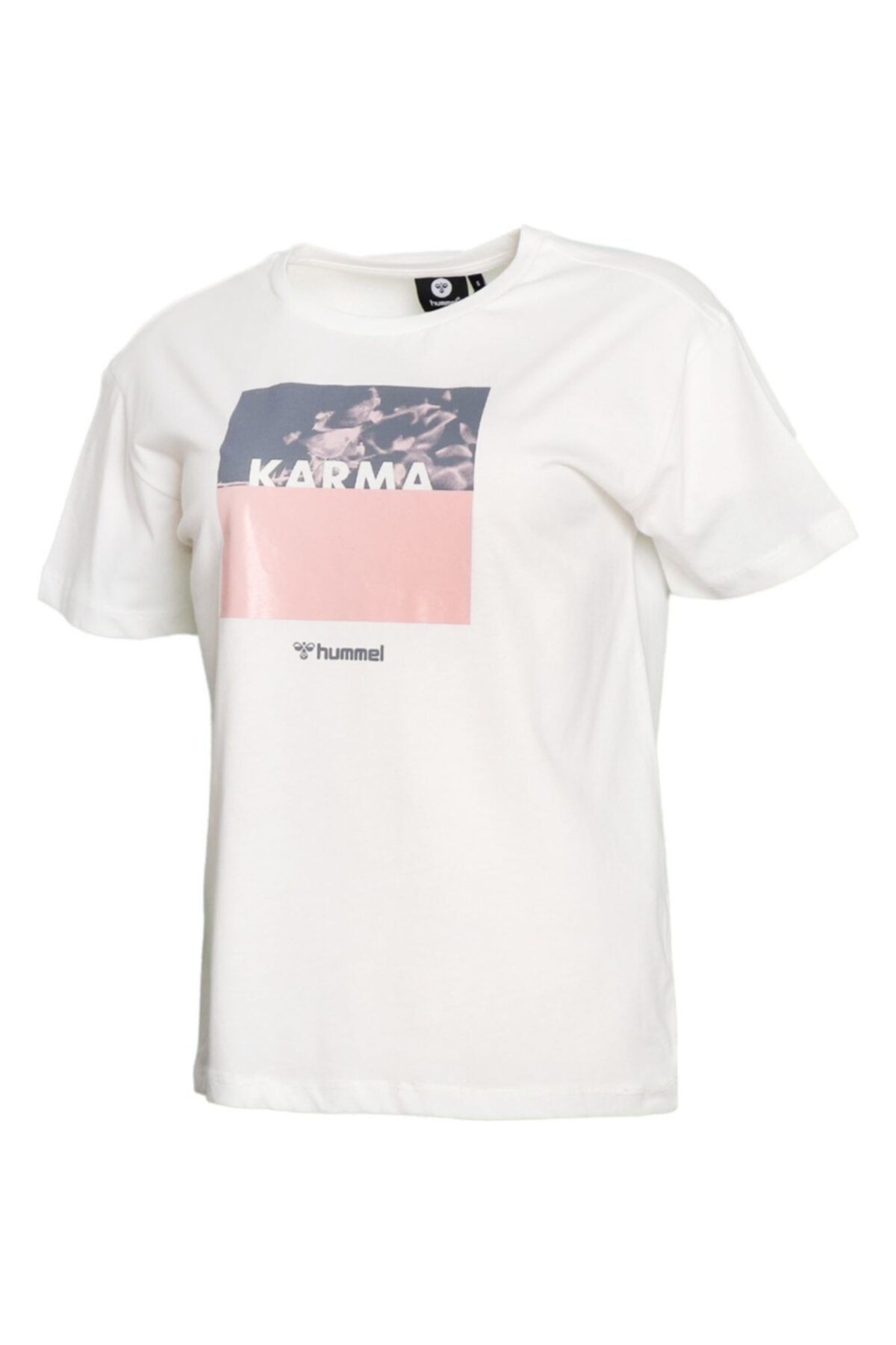 HUMMEL Hmlaselma T-shirt Kadın Günlük Tişört 910125-1321 Beyaz
