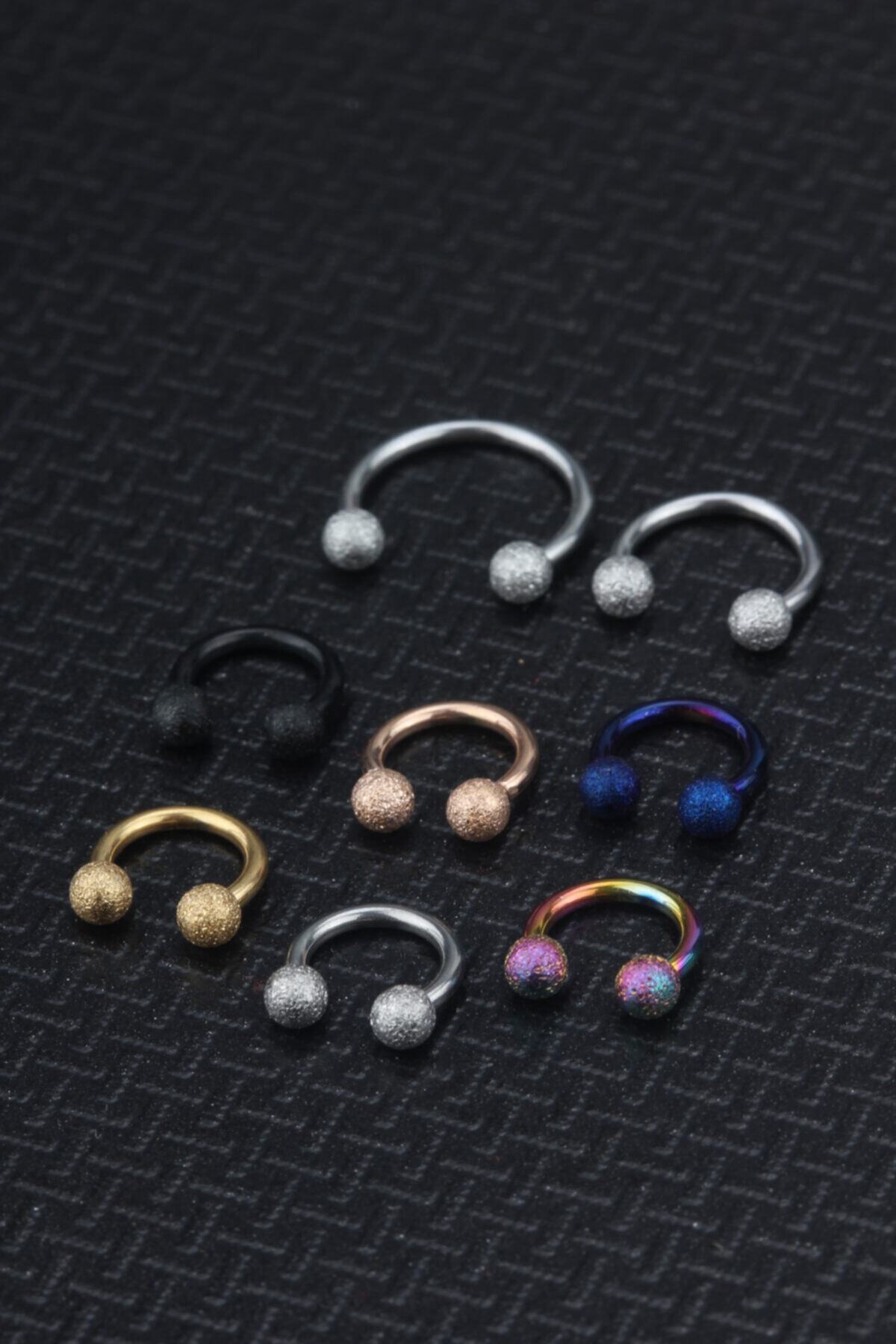 depozoom Cerrahi Çelik Sim Halka Piercing 6mm Gümüş