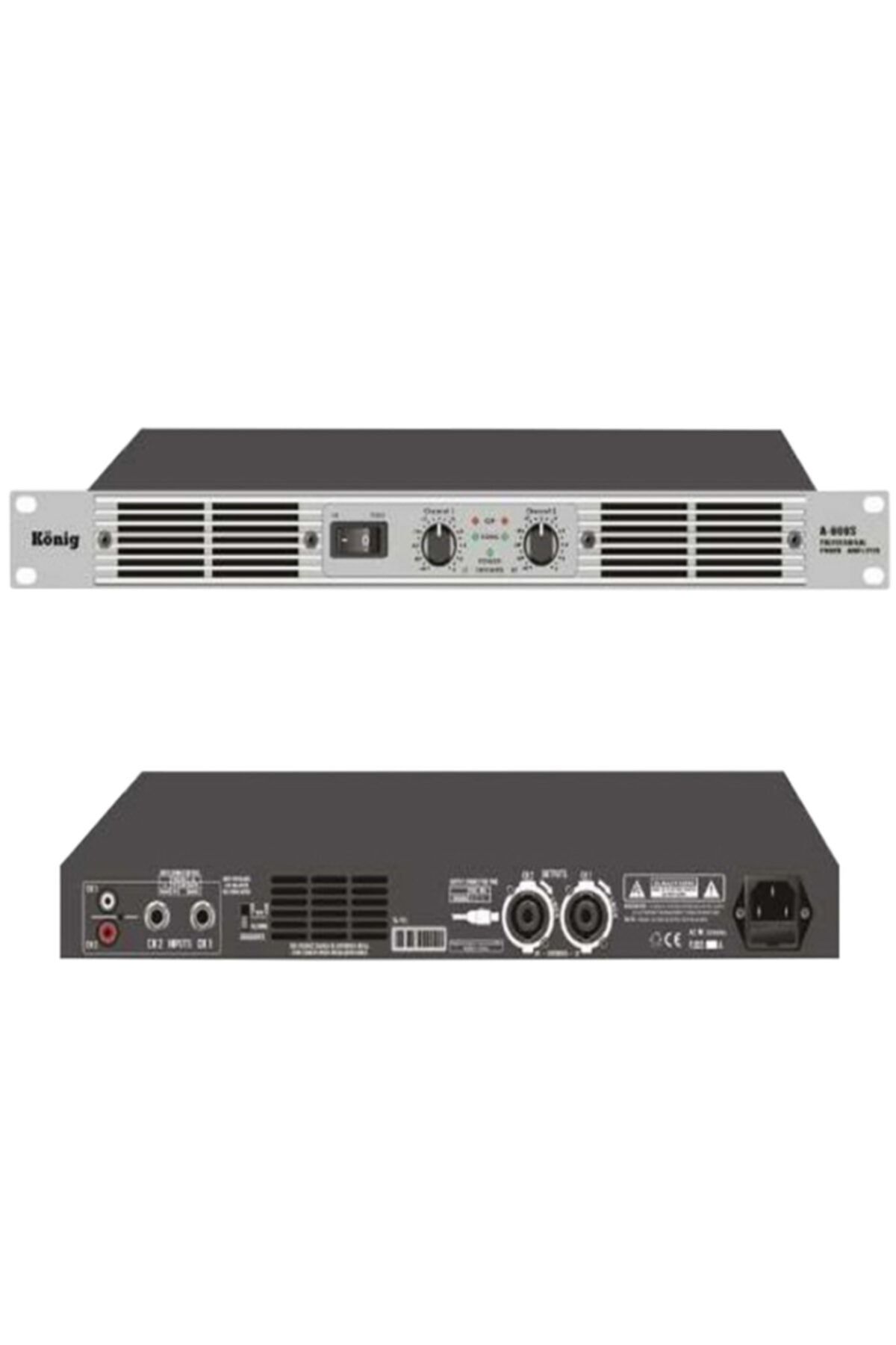 König A-600/s 4 Ohm 2 X 300 Watt Power Anfi