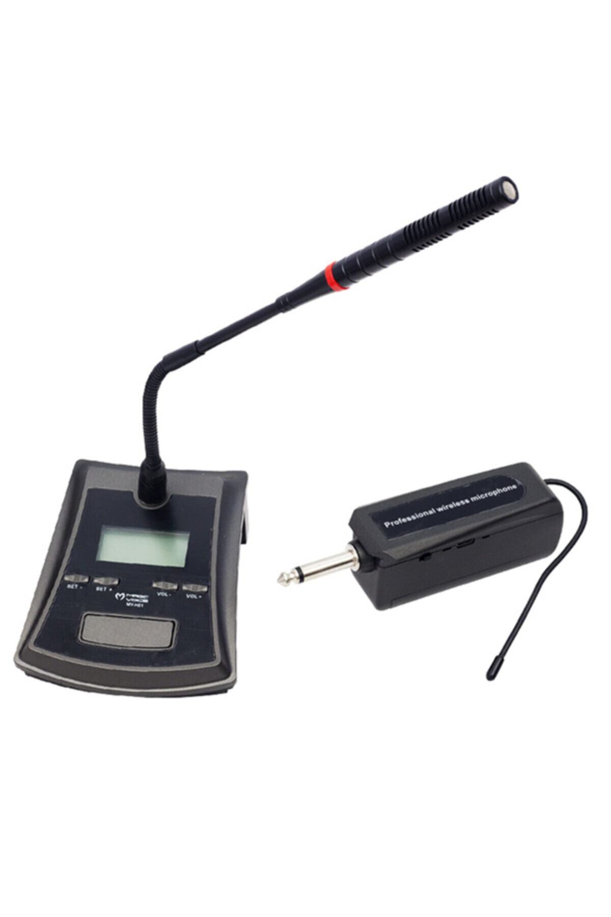 Powermaster Magıcvoıce Mv-h01 Uhf Şarjlı Alıcı Recevıer Kablosuz Kürsü Mikrofonu