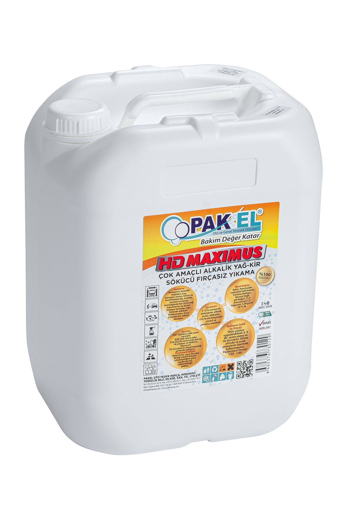 pakelgroup Hd Maxımus Yağ Kir Sökücü Fırçasız Yıkama 20 Kg