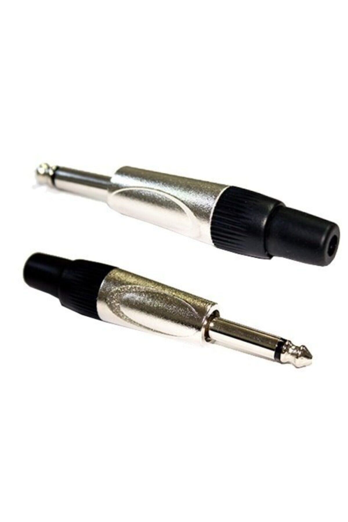 SLine Oem 6.3mm Notrix Metal Mono Jack Beyaz