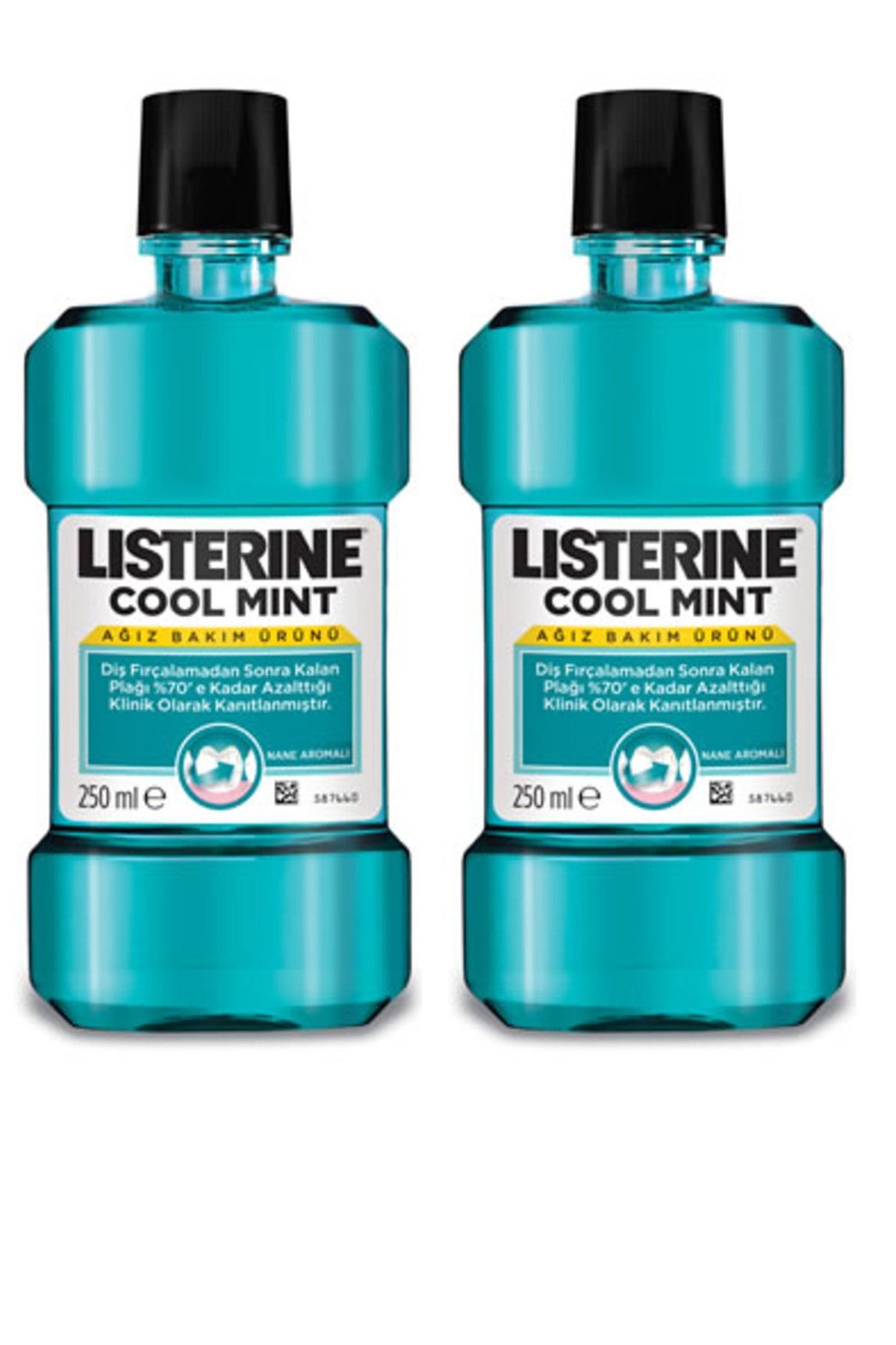 Listerine Mint Ağız Suyu 2 Adet X 250 ml