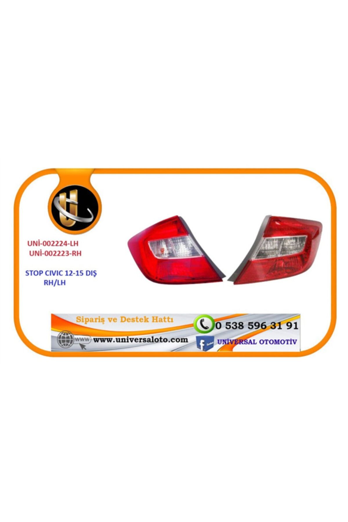 MATSUBA Stop Cıvıc 12-15 Dış Rh
