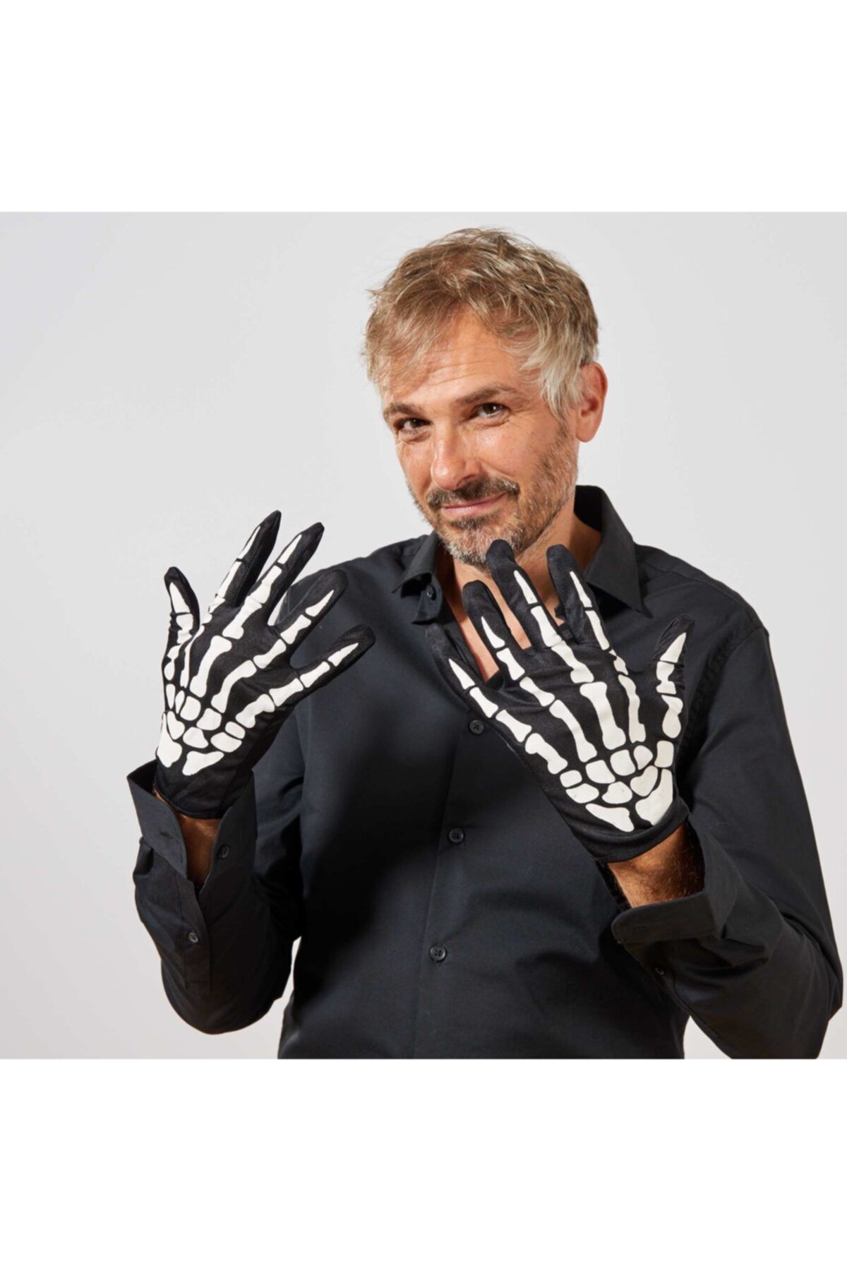 OZCMAX 1 Çift İskelet Eldiveni Yetişkin Ve Çocuk Boy