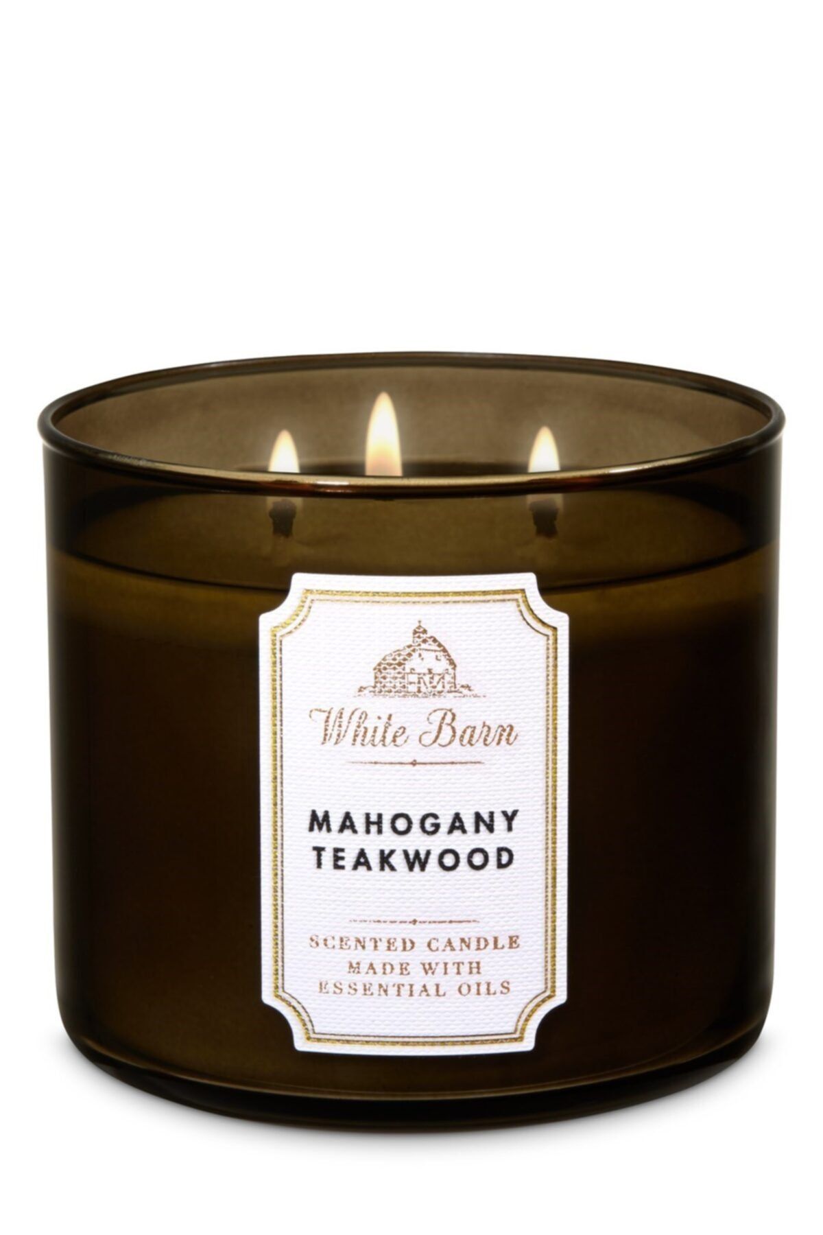 Bath & Body Works Mahogany Teakwood Büyük Mum 411g Bbw26226976