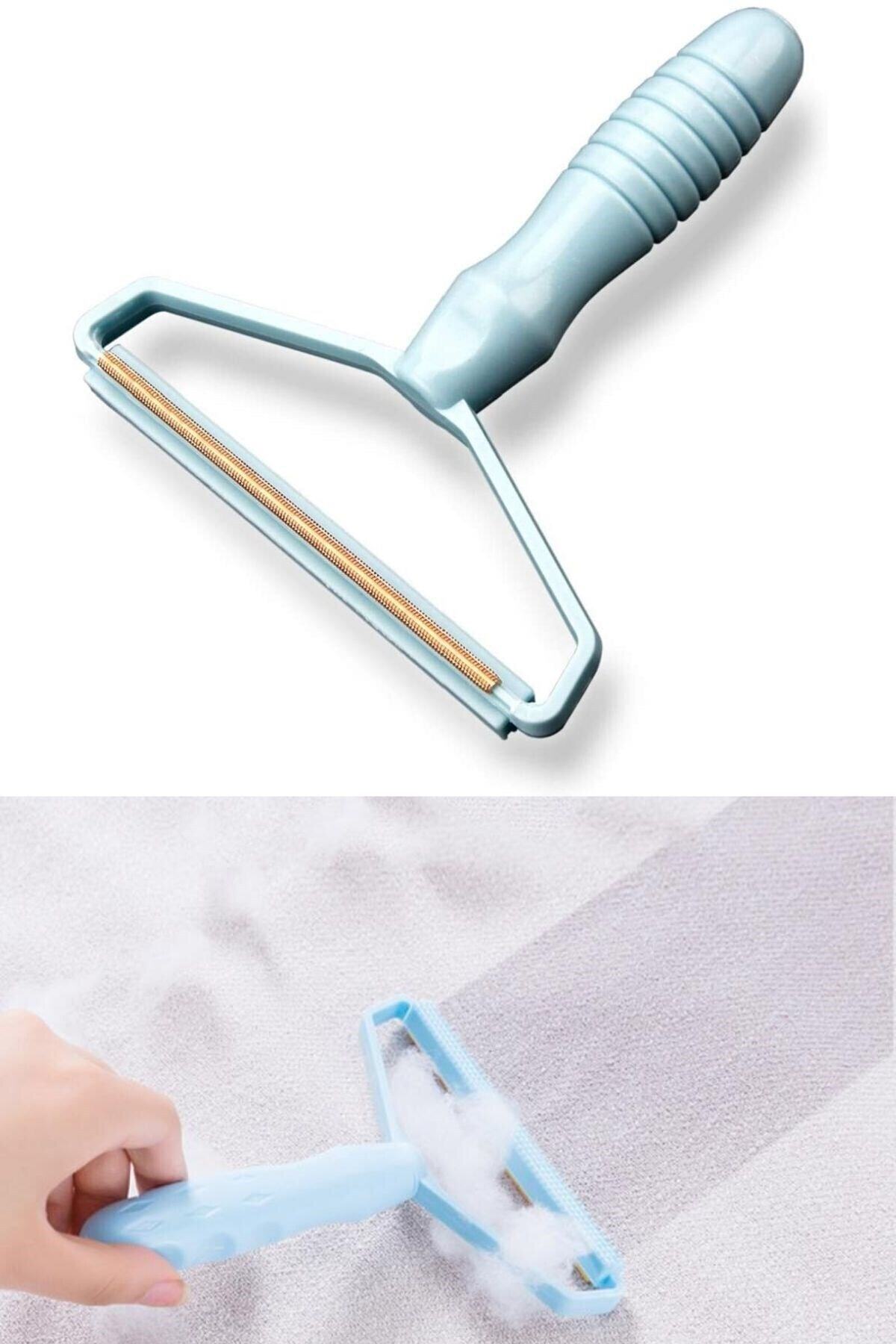 Buffer Çift Taraflı Elbise Kazak Plastik Kumaş Tüy Alma Ve Tiftik Temizleyici Toplayıcı Taşınabilir