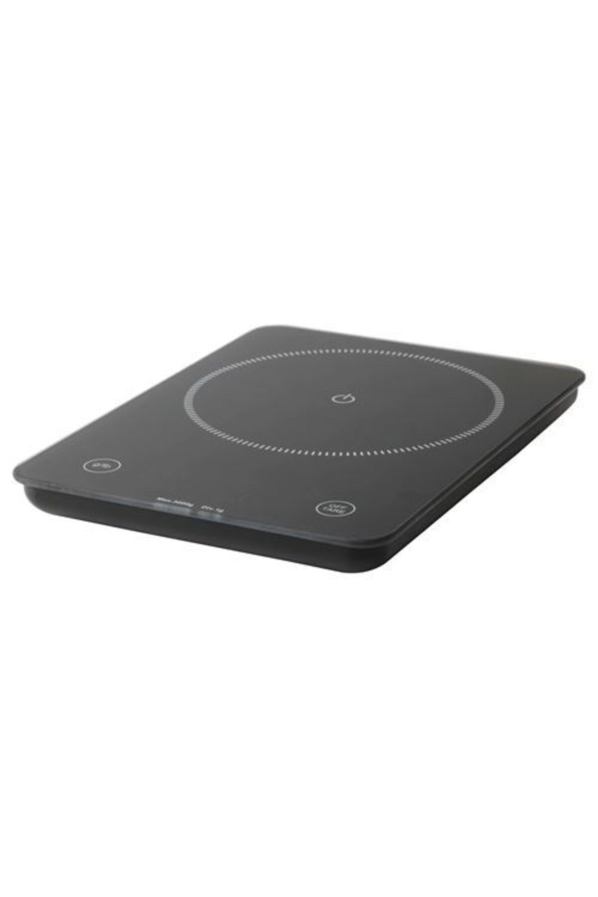 GVG Mutfak Tartısı Orjinal Ikea Max 3 Kg Dijital Mutfak Terazisi 21x16 Cm A Kalite Siyah