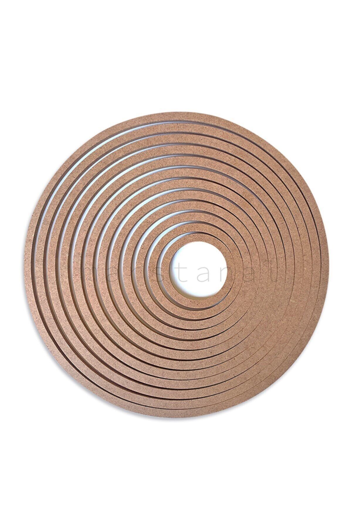 Övgü Tasarım 12’li Kasnak Set Boyanabilir Ham Mdf