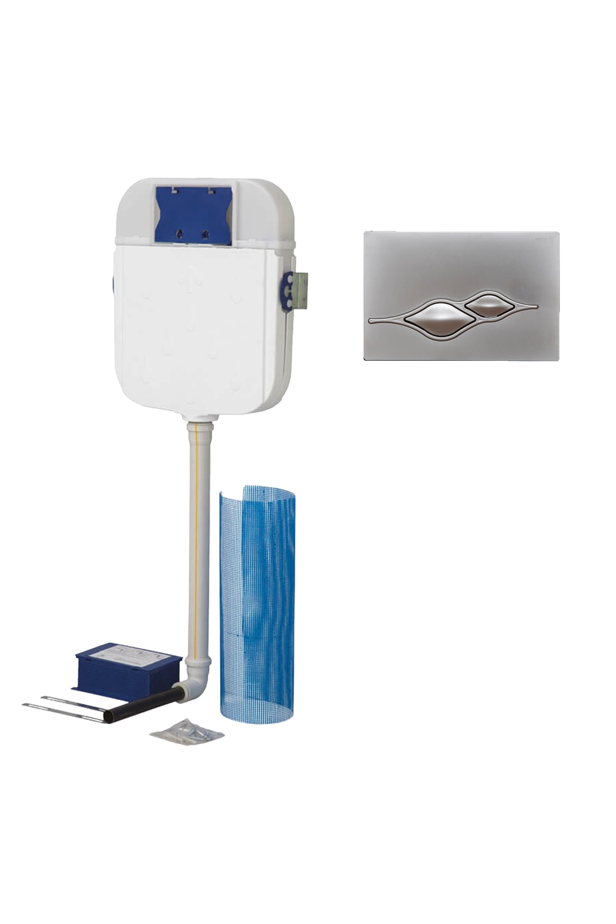 Creavit Gömme Rezer.gr5006+gp1002 Mat Gri Kumanda Paneli(tuvalet Taşı Için)