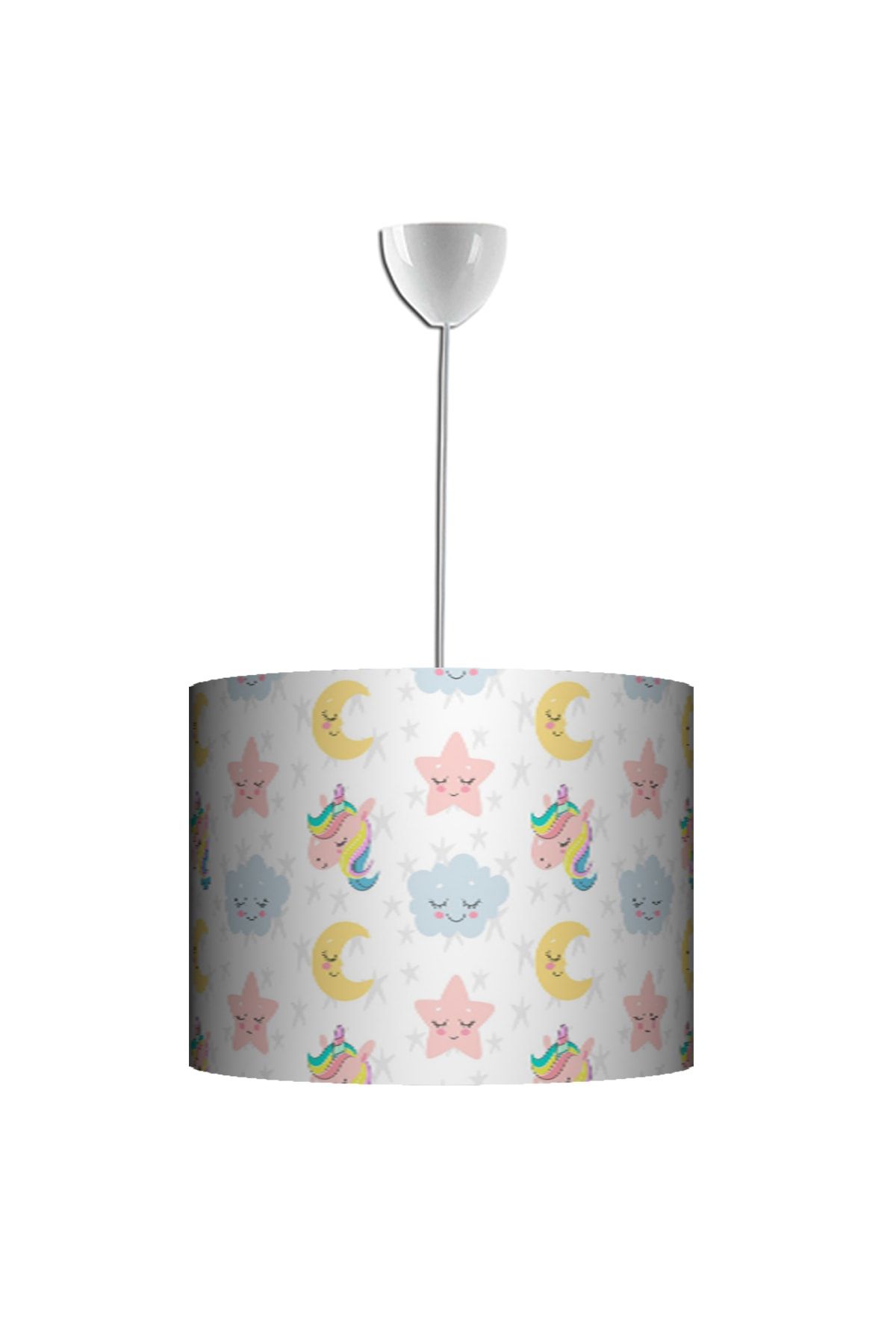 trend avize Modern Yıldızlı Desenli Bebek Ve Çocuk Odası Avizesi