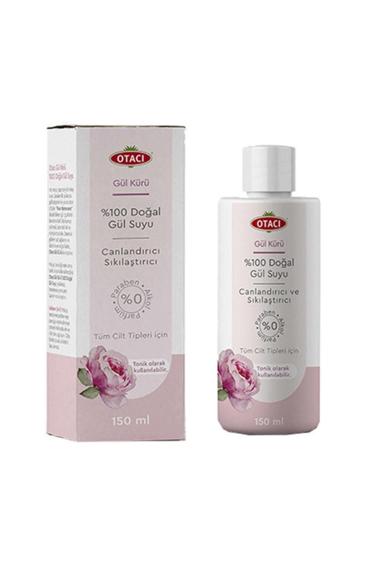 Otacı Doğal Gül Suyu Sıkılaştırıcı Canlandırıcı Tonik 150 Ml 8699512007113