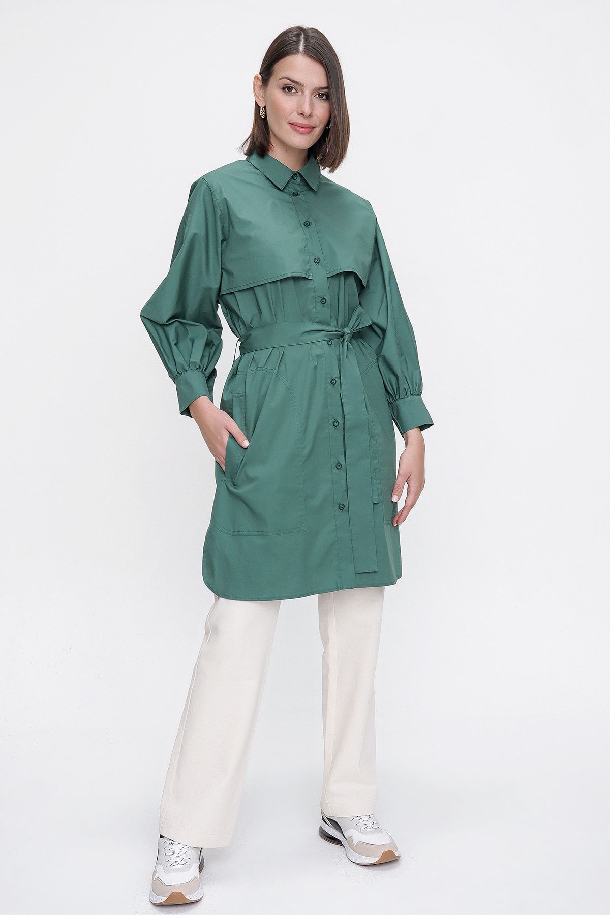 Aker 18174111 Rüzgarlıklı Poplin Kap