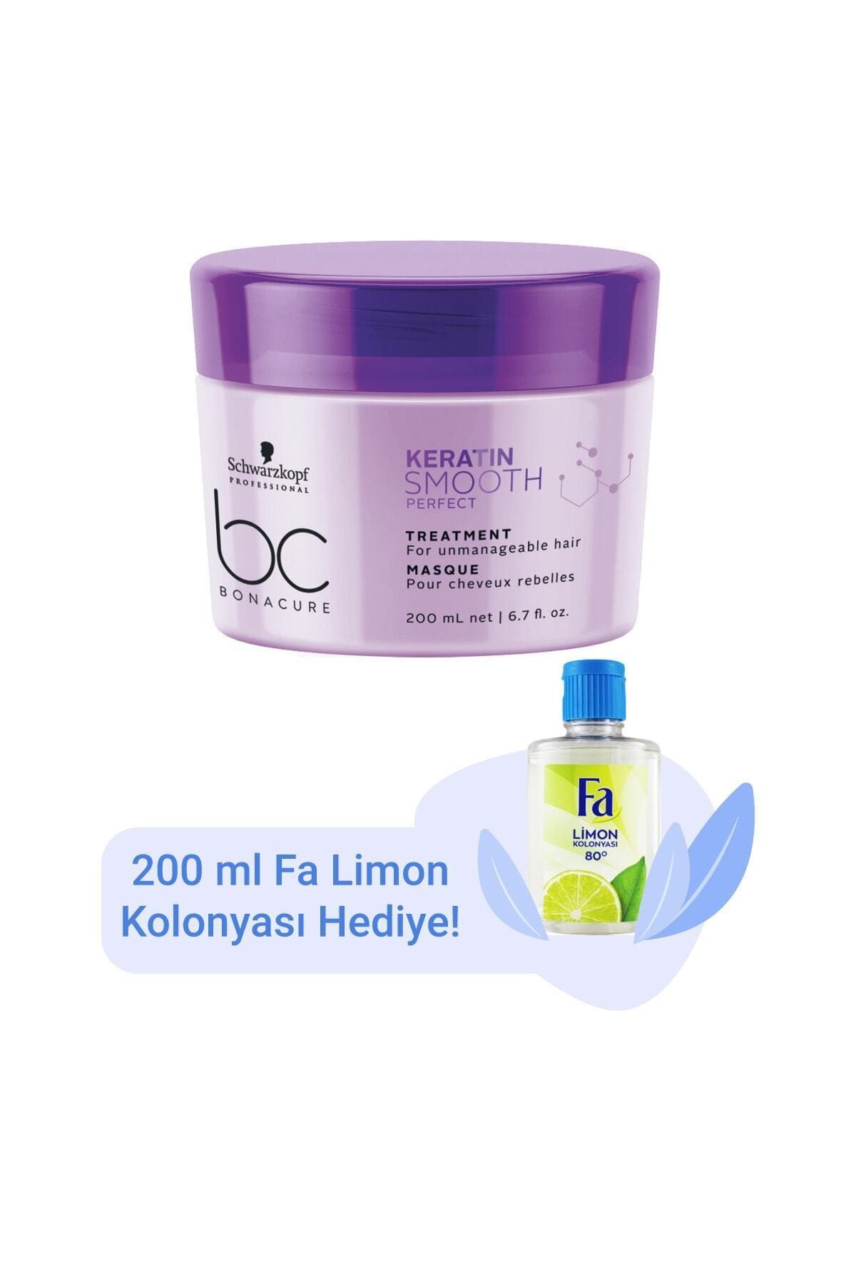BC Bonacure Bc Keratin Mükemmel Kontrol Maske 200 Ml + Fa Kolonya