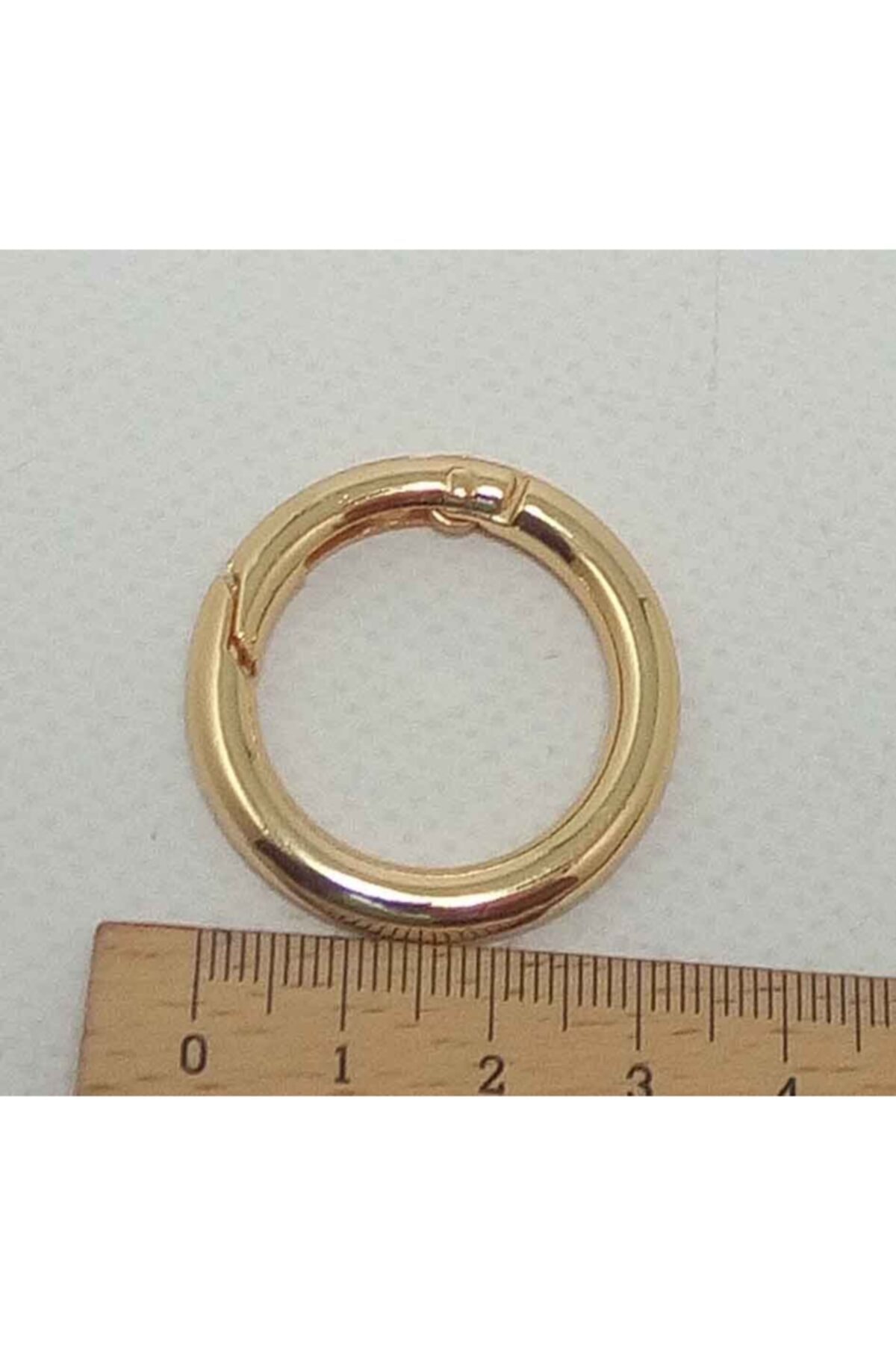 angel çanta aksesuar 2.5 Cm Gold Yaylı Halka