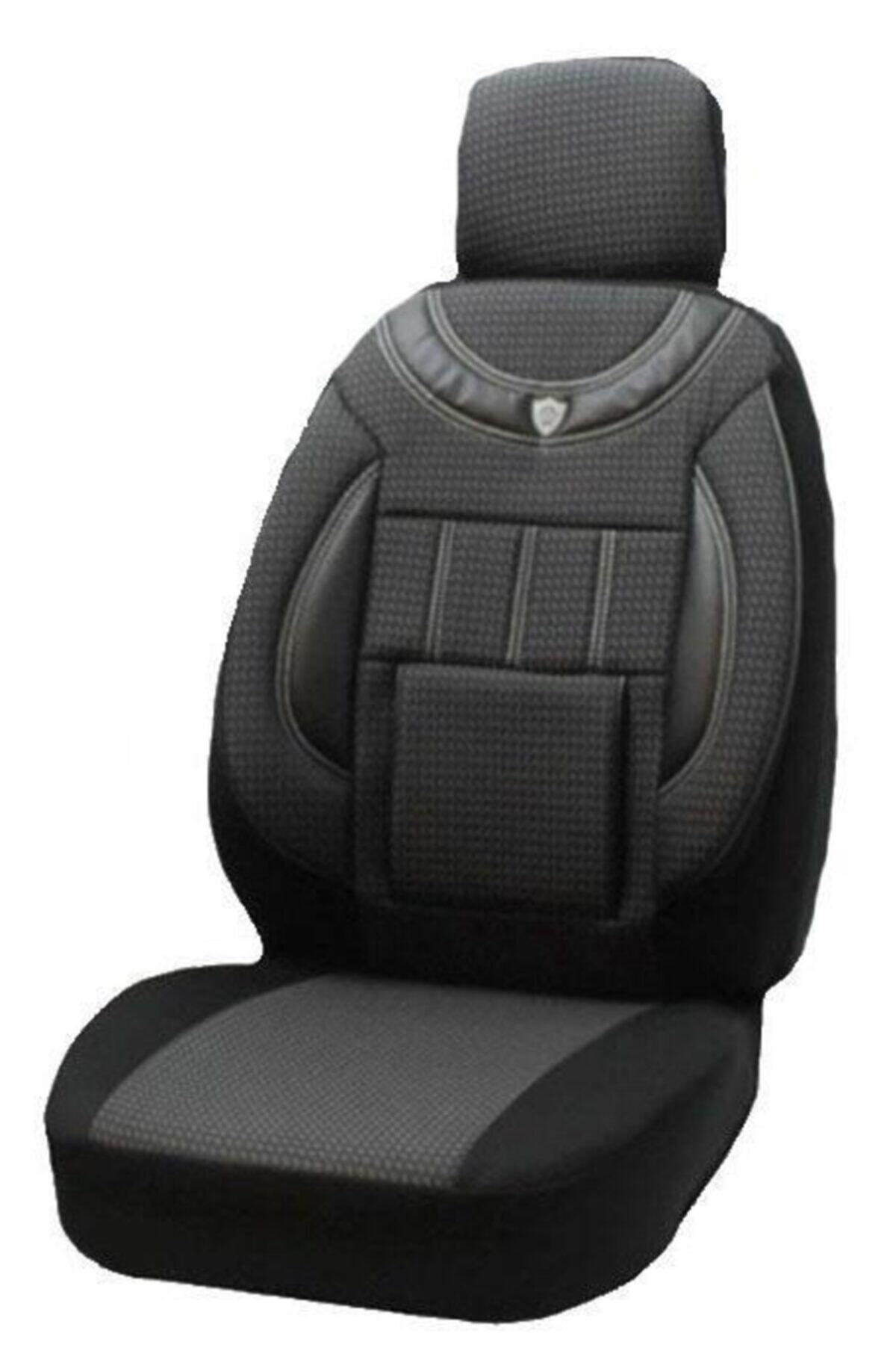 KGS OTO KILIF Volkswagen Transporter 5+1 Koltuk Kılıfı - Jakarlı Füme - Siyah