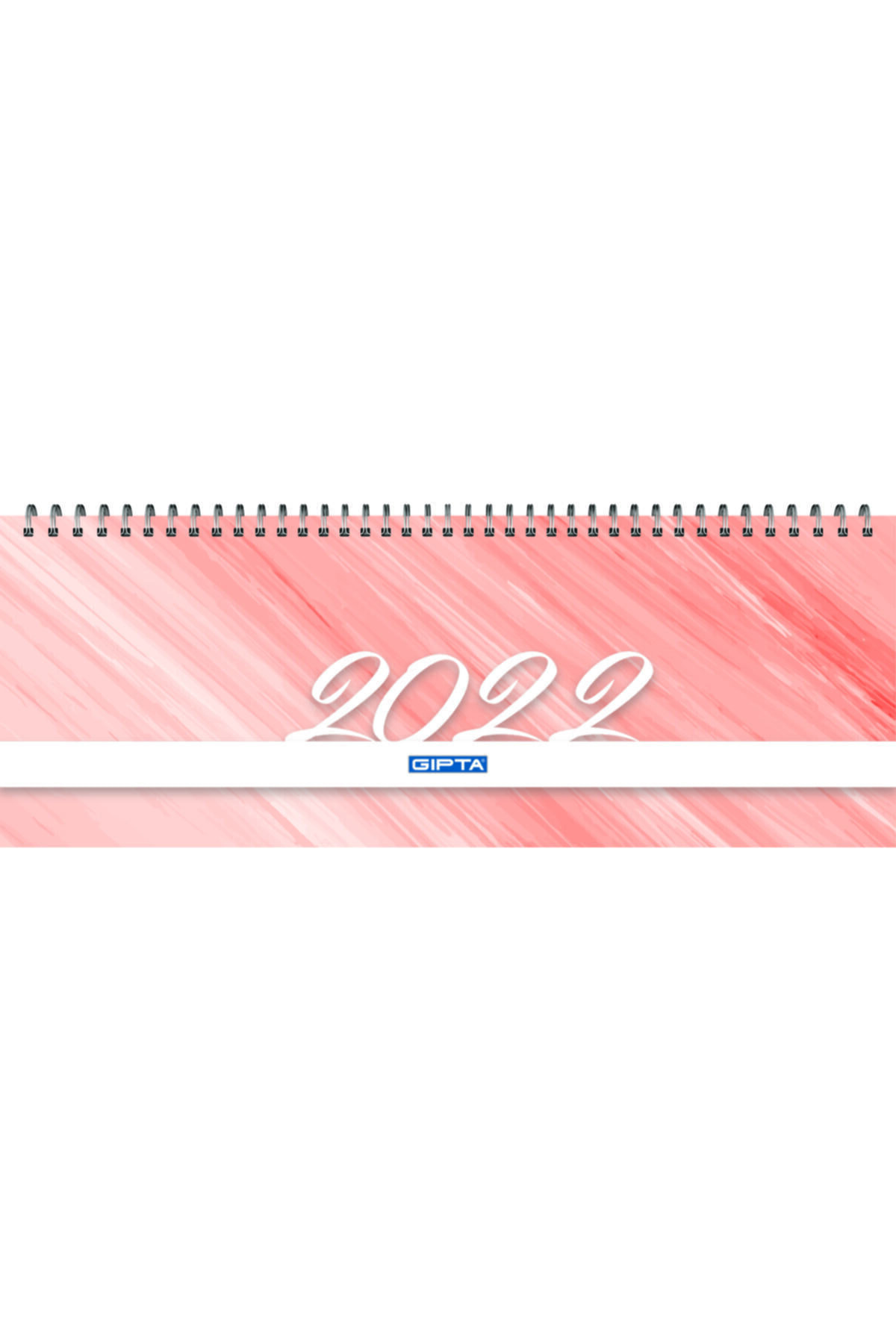 Gıpta 2022 Brite Haftalık Spiralli Masa Takvimi 12x33 Cm (504-btk) Turuncu