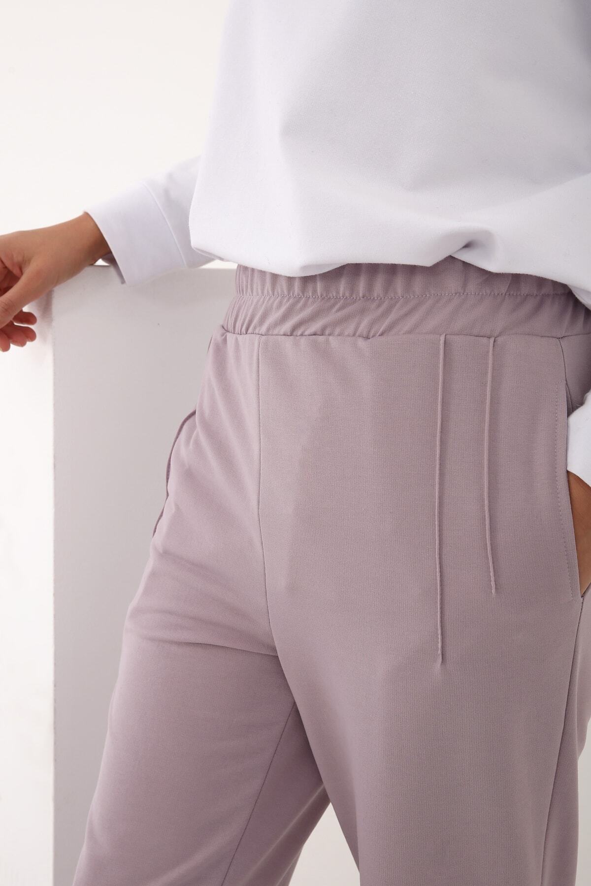 ALLDAY Lila Pens Detaylı Eşofman Altı