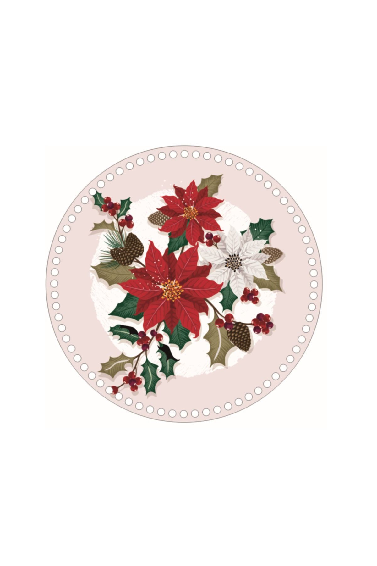 saray lazer Toptan Uv Baskılı Ahşap Taban Model 271 - 30x30 - 24 Adet