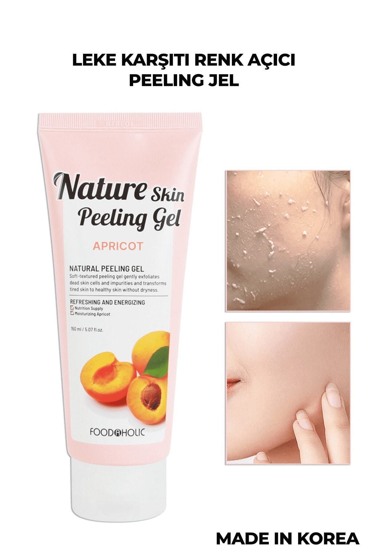 FOODAHOLIC Hassas Ve Lekeli Ciltler Için Renk Açıcı Arındırıcı Kayısı Özlü Peeling Jel (büyük Boy)