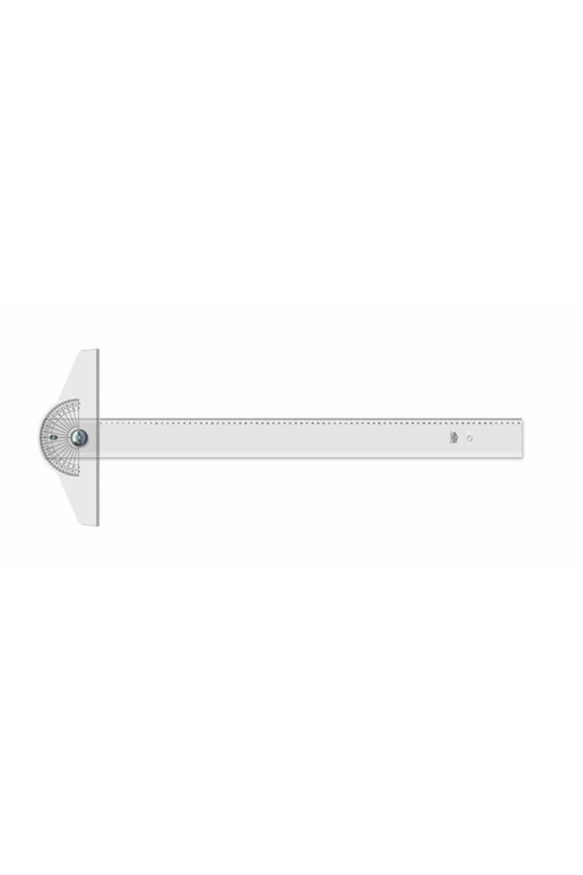 HATAS Minkale Başlıklı İnce Bizote Şeffaf T Cetvel 110 cm