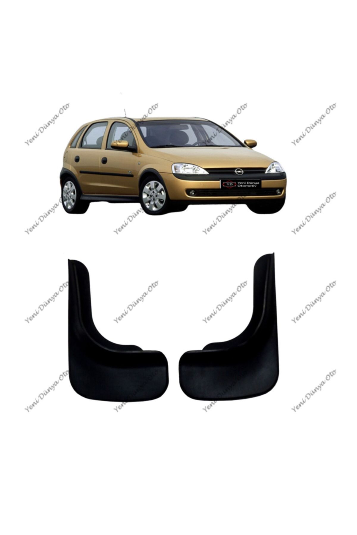 YeniDünyaOto Opel Corsa C 2000-2006 2li Paçalık Çamurluk Tozluk Opl0uz008