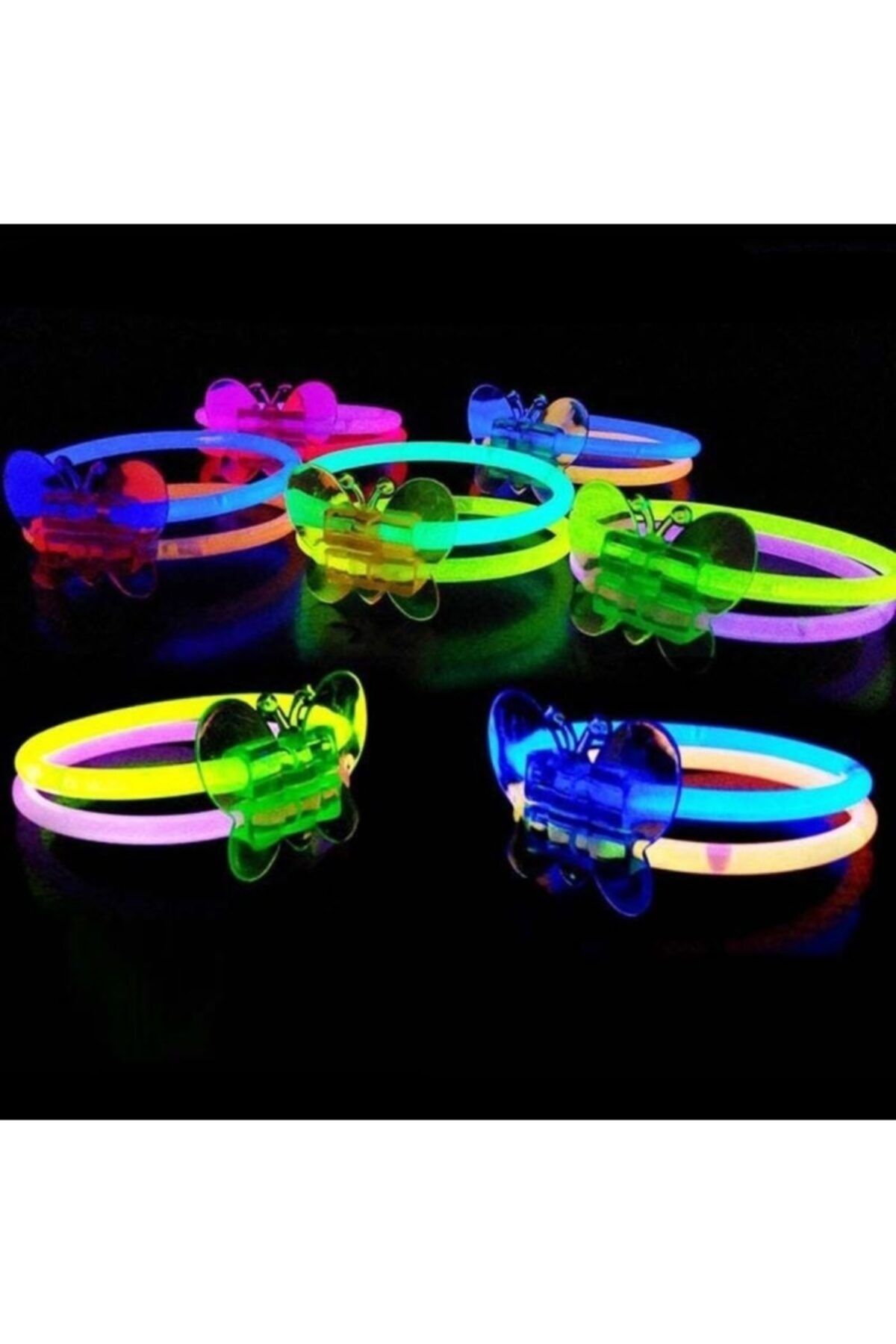 Pi İthalat Kelebekli Glow Stick Bileklik 12 Adet